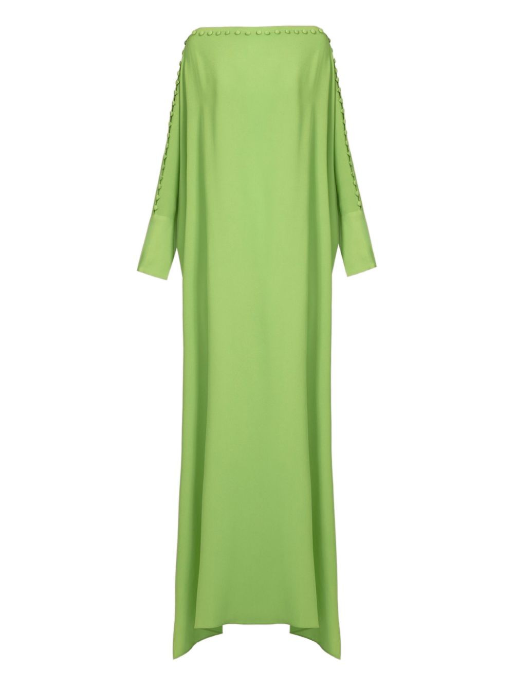 button-detailed kaftan dress - 1