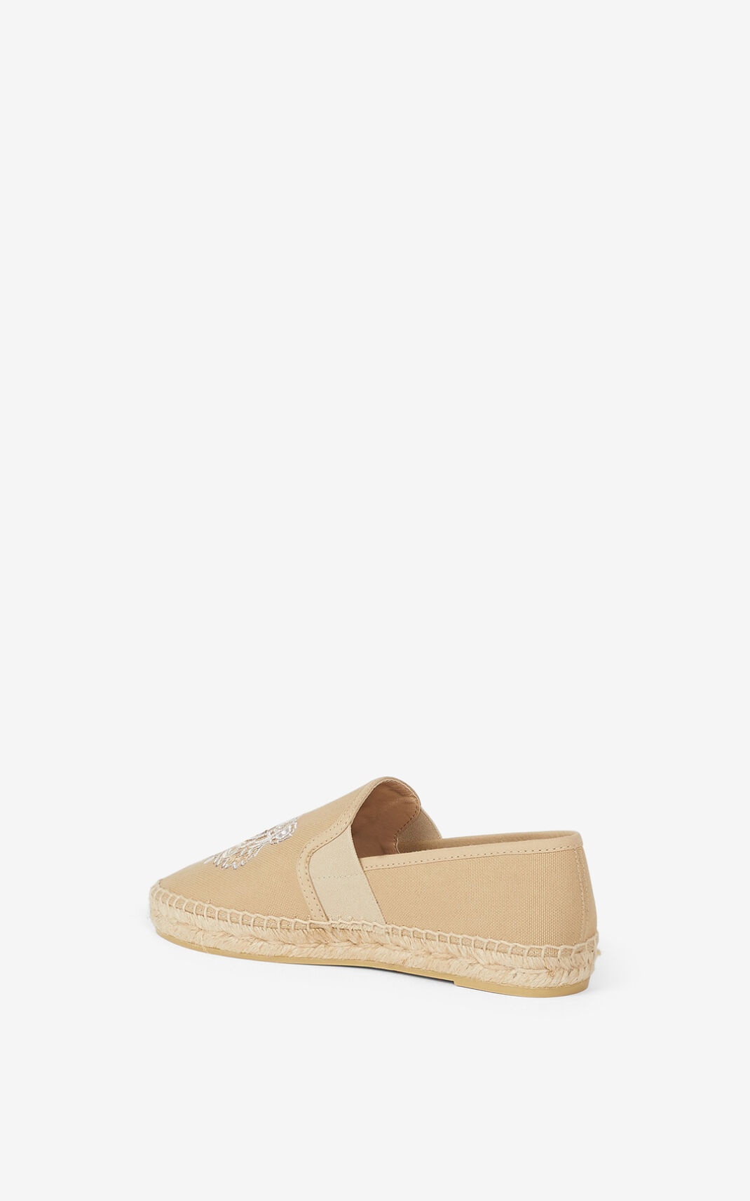 Tiger elasticated canvas espadrilles - 9