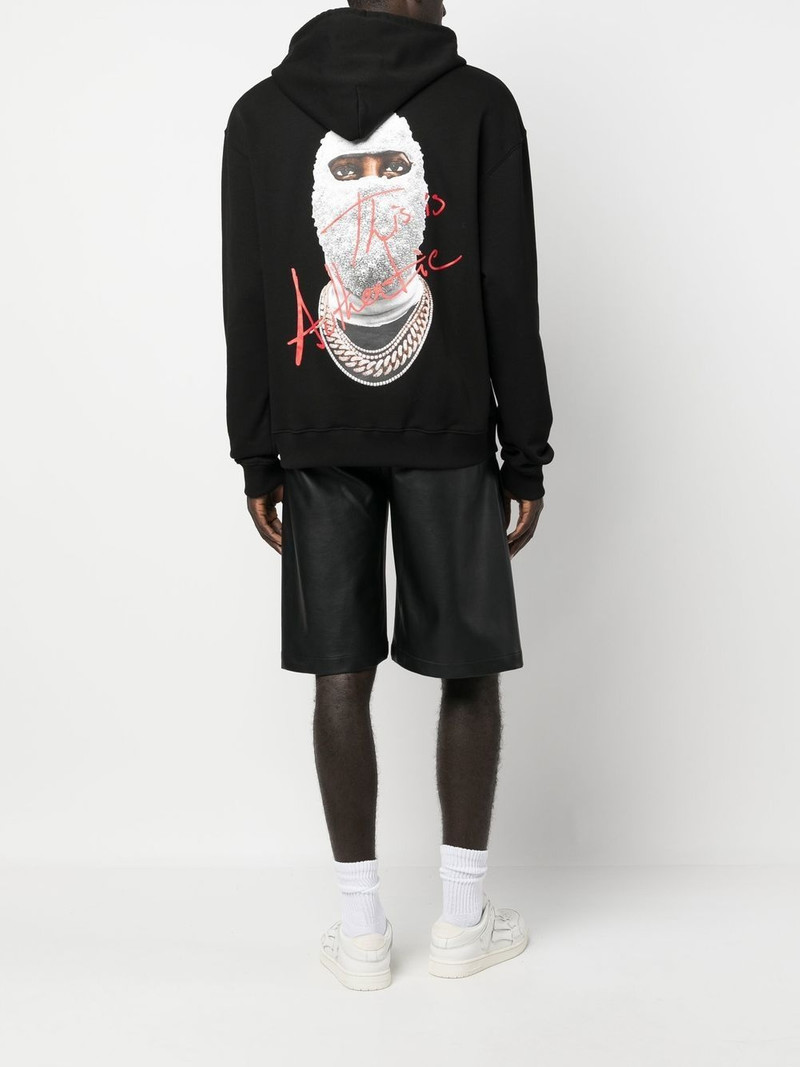 ih nom uh nit graphic-print cotton hoodie outlook