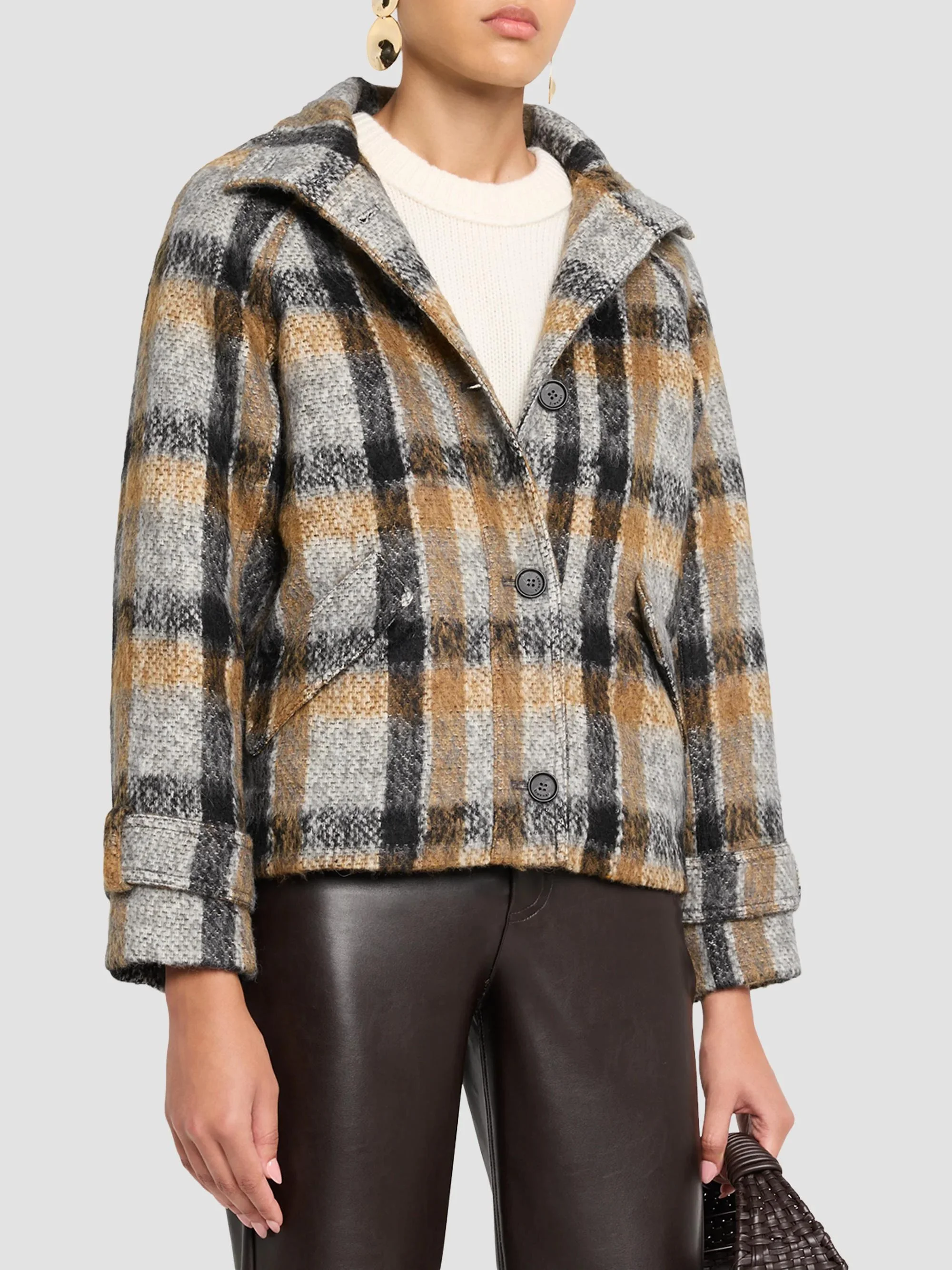 Women's Virelle Plaid Jacket - Cream Multi - 1