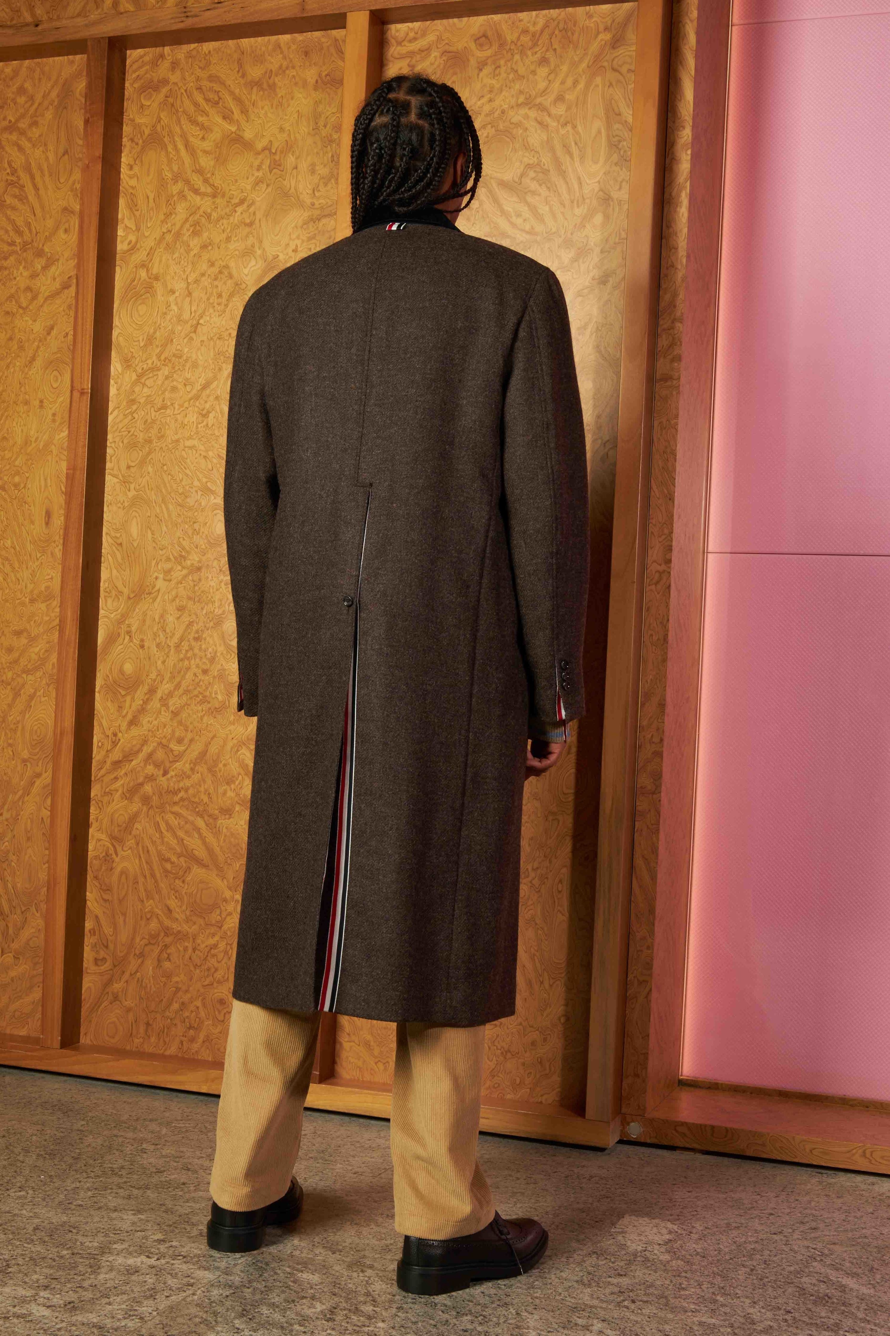 Single-Breasted Wool Coat - 3