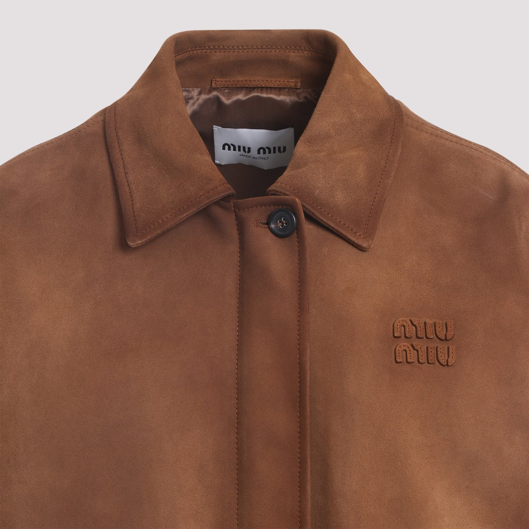 Miu Miu Lamb Leather Jacket Women - 4