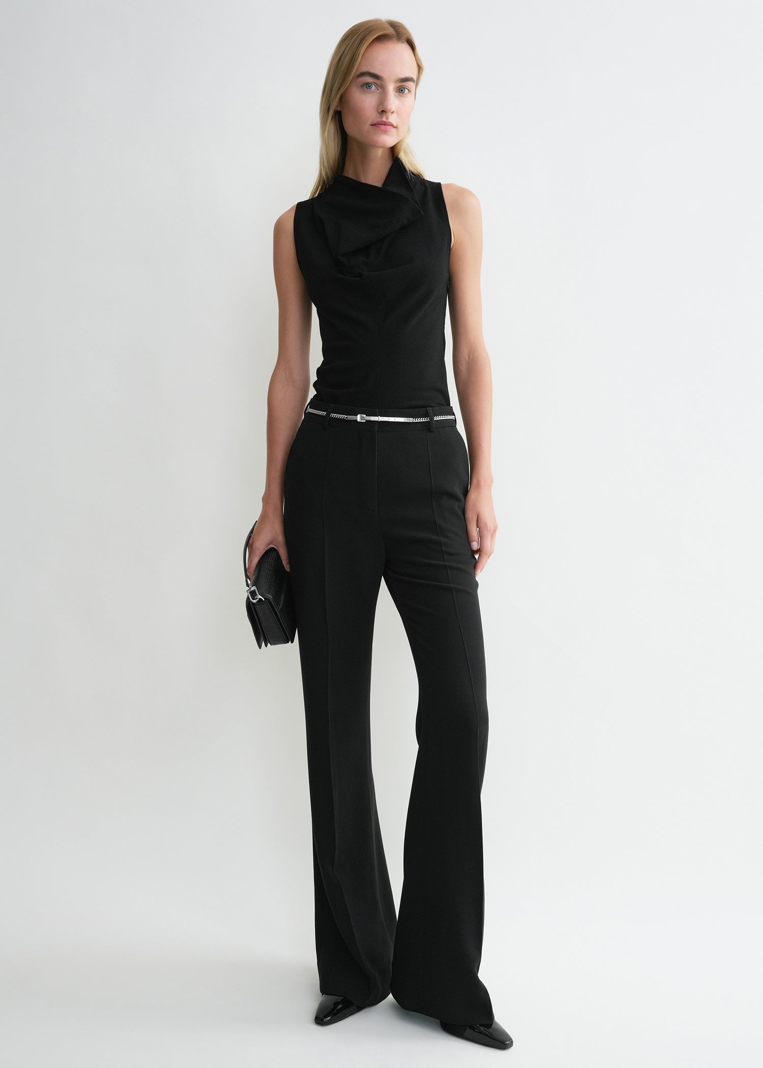 Flared evening trousers black - 2