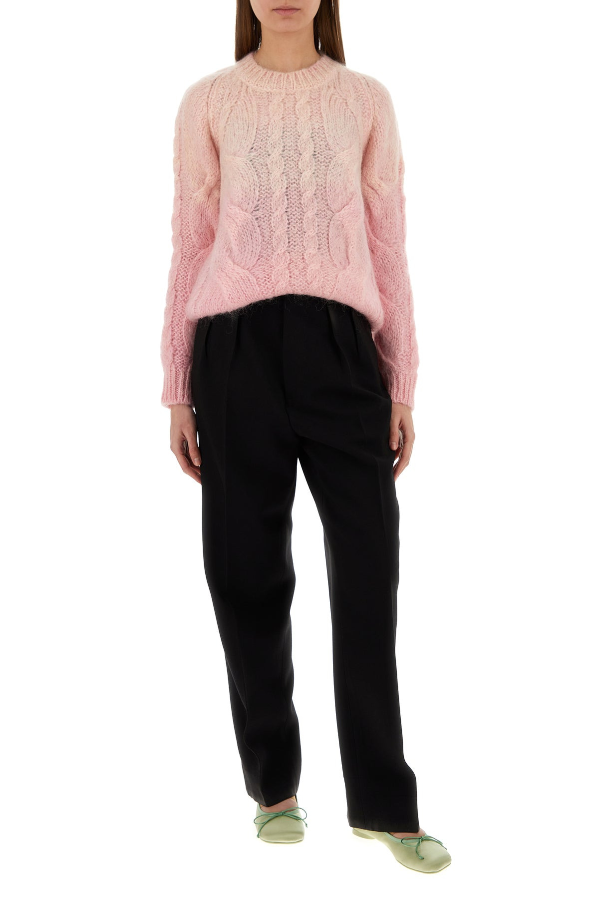 Pink mohair blend sweater - 6