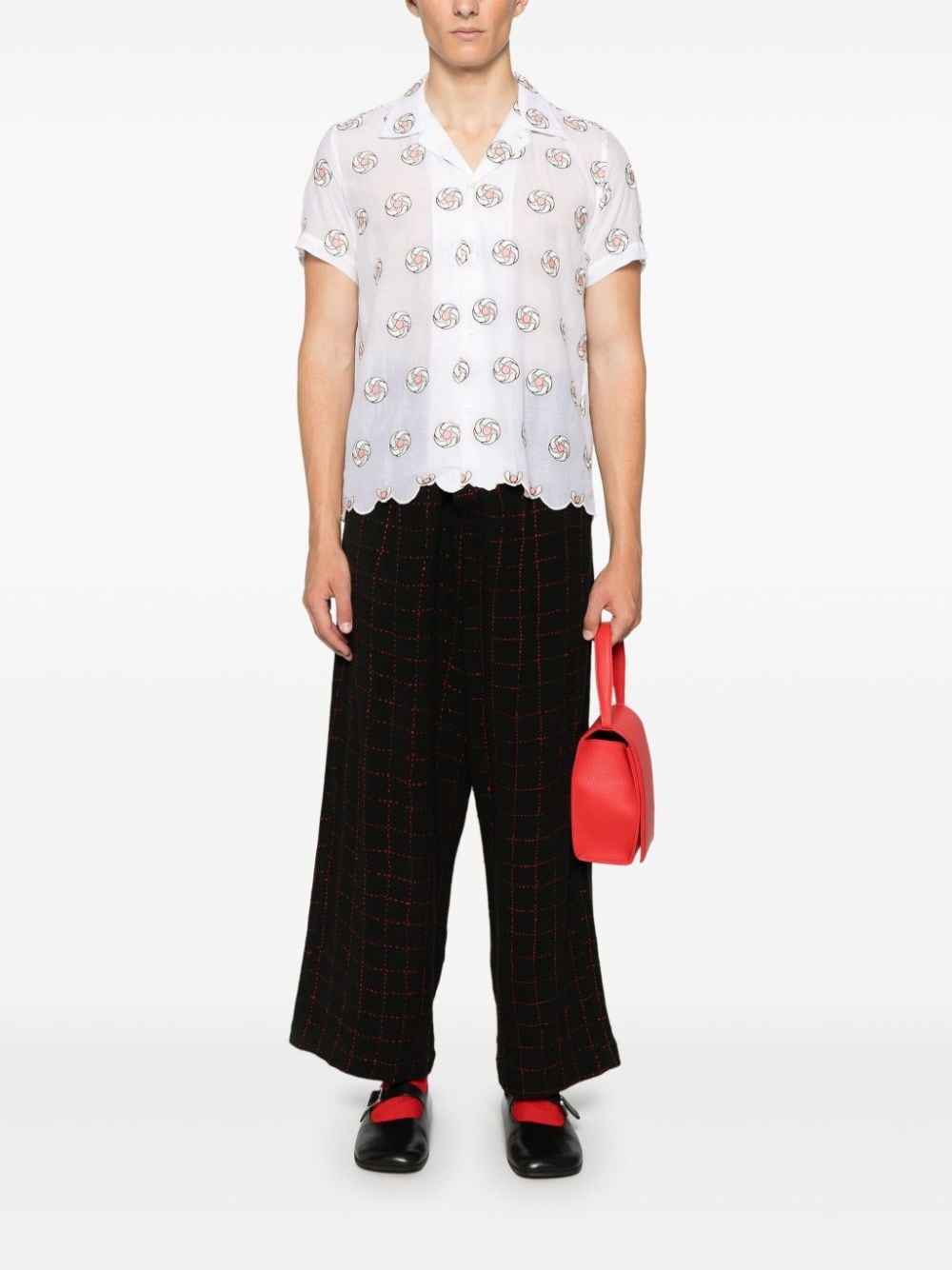 Floral Aperture shirt - 2