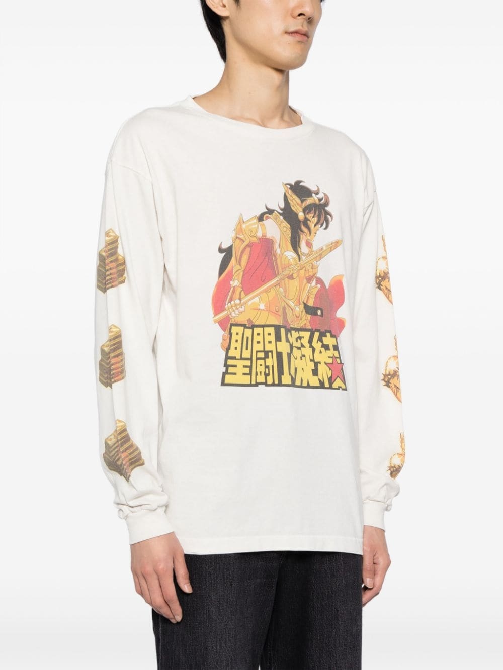 x CLOT graphic-print cotton T-shirt - 4