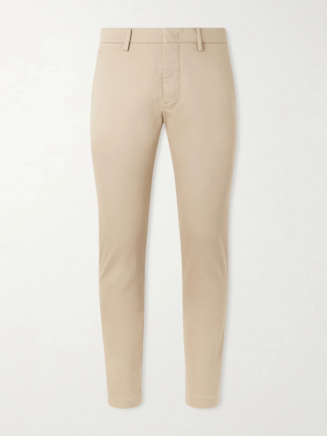 Theo 1420 Tapered Organic Cotton-Blend Twill Chinos - 1
