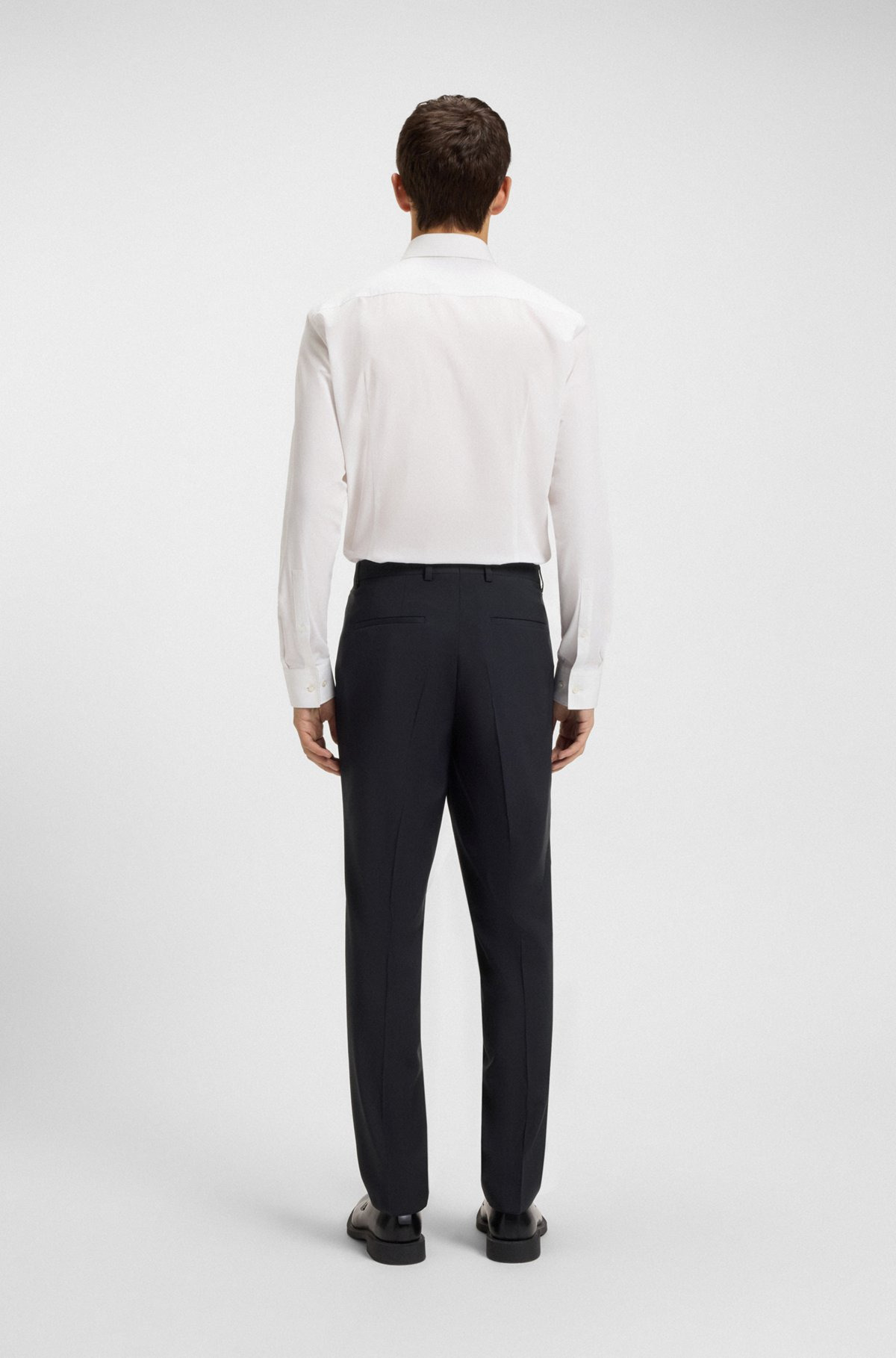 EXTRA-SLIM-FIT TROUSERS IN WOOL - 4