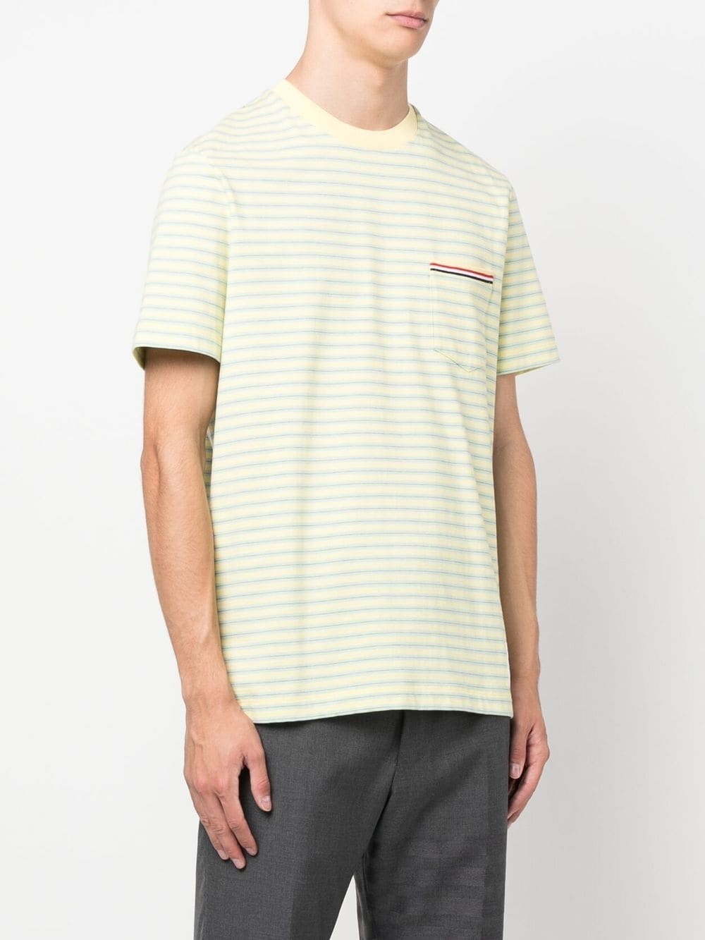 striped cotton T-shirt - 3