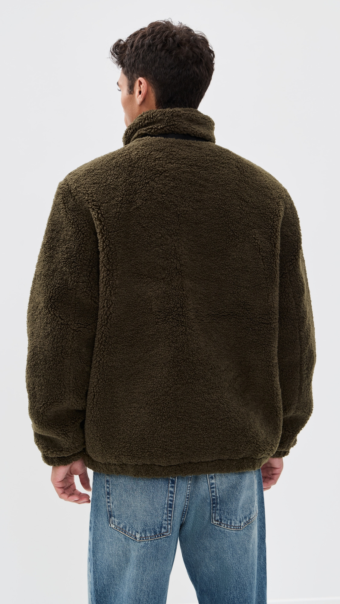 Faux Sherpa Zip Jacket - 2