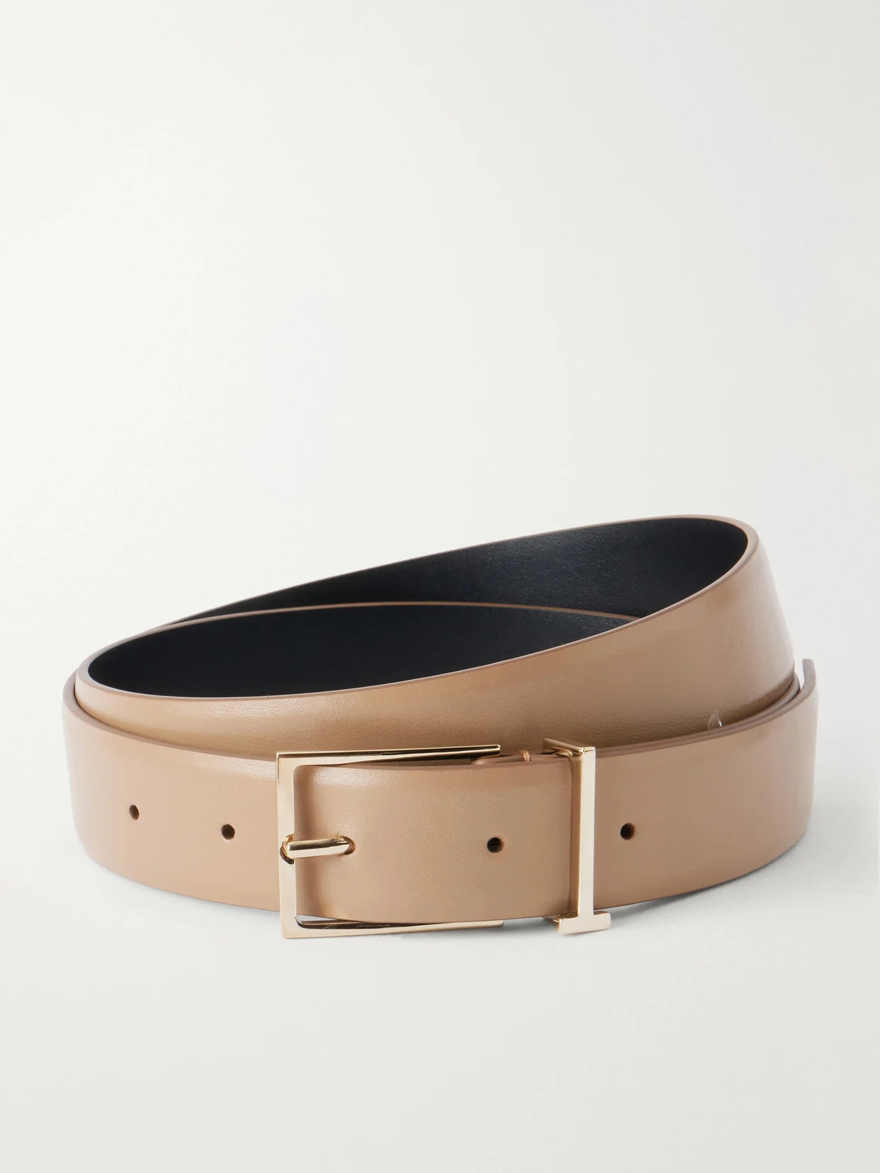 T Loop Leather Belt - 1
