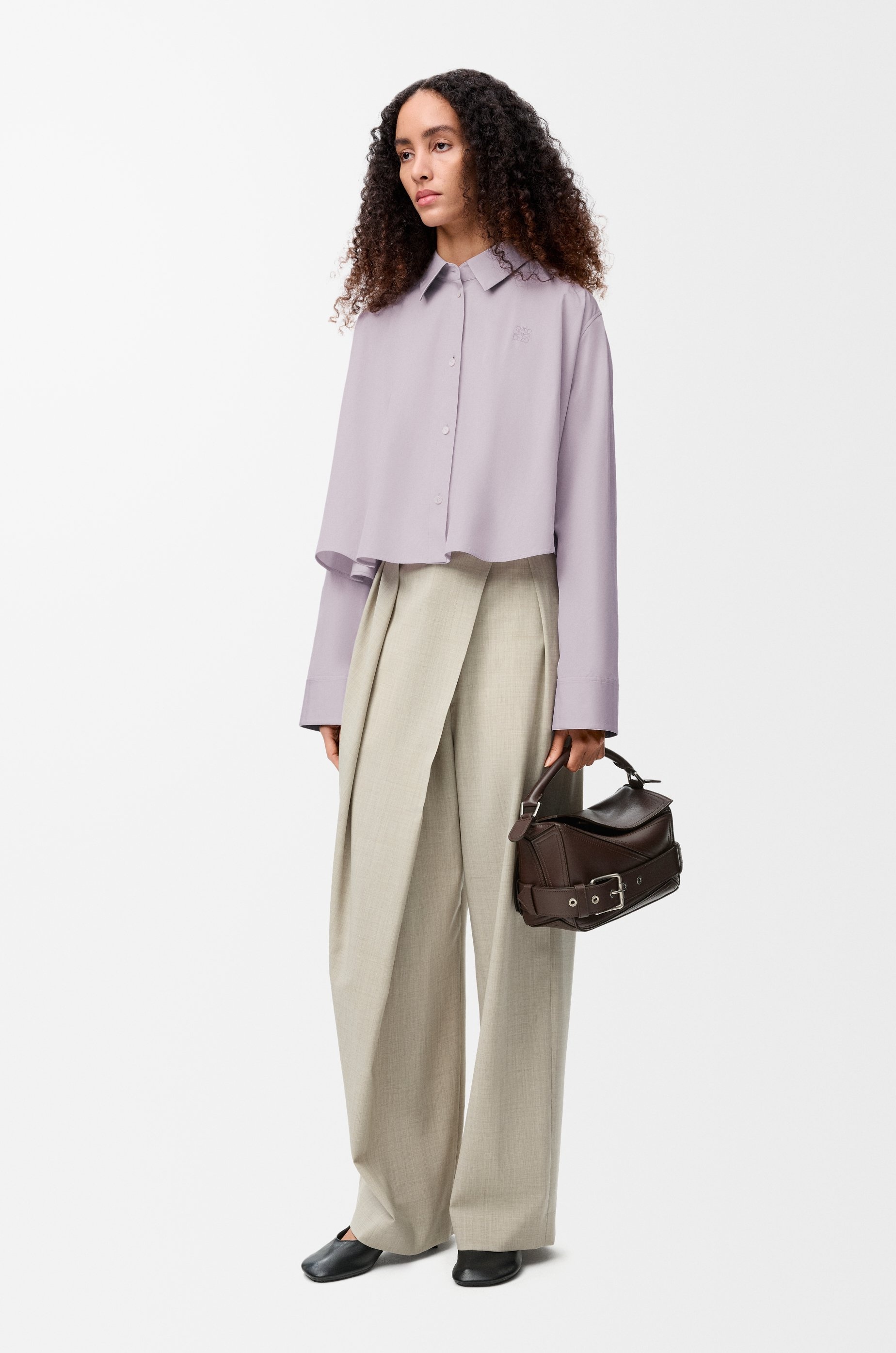 Trapeze shirt in cotton - 2