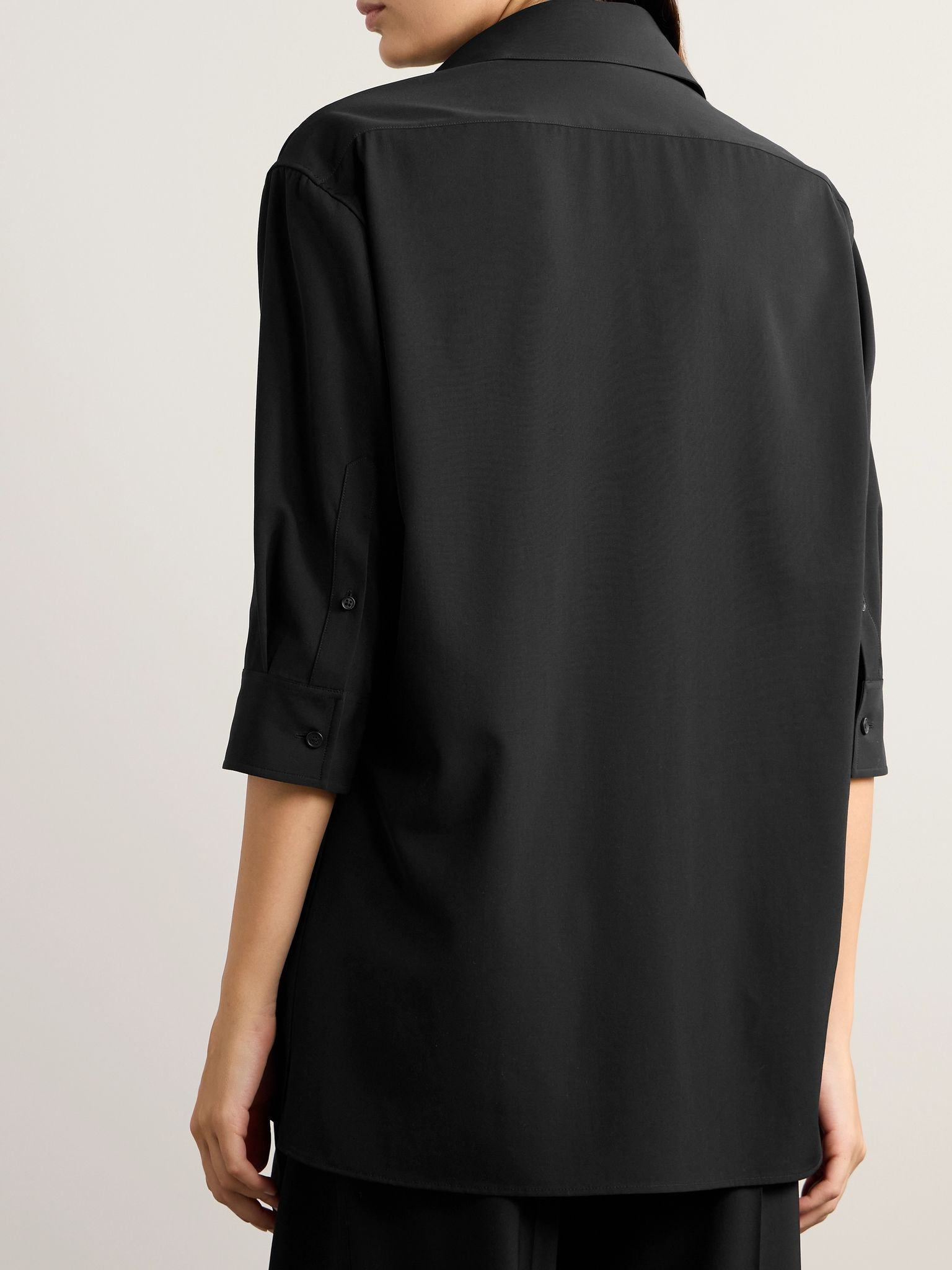 Essentials Elada crepe shirt Black - 4