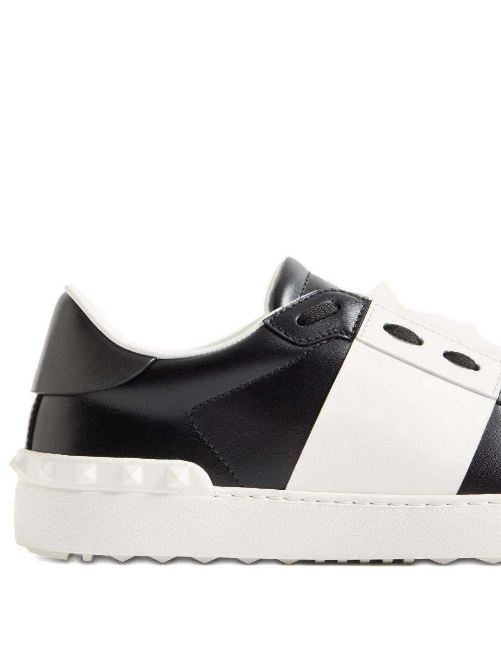 leather low-top sneakers - 5
