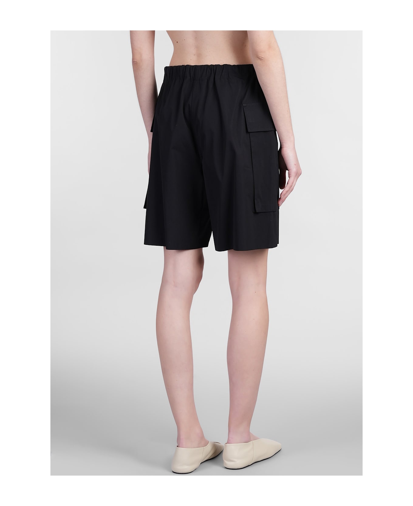 Shorts In Black Cotton - 3
