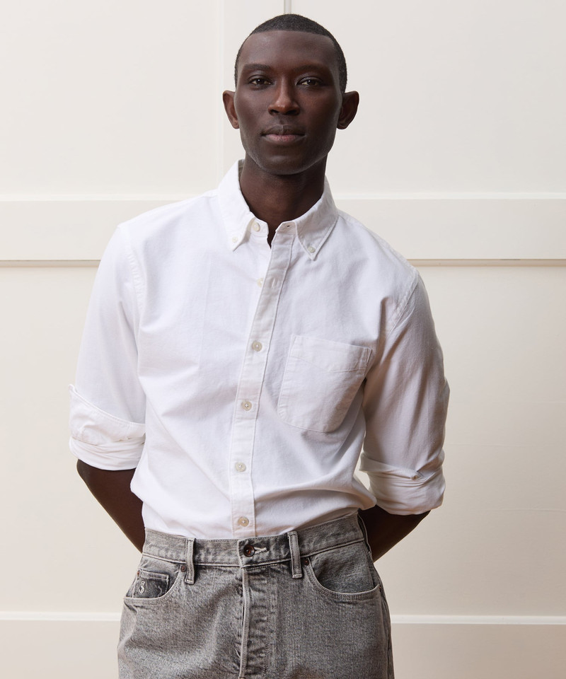 TODD SNYDER Japanese Selvedge Oxford Button-Down Collar Shirt outlook