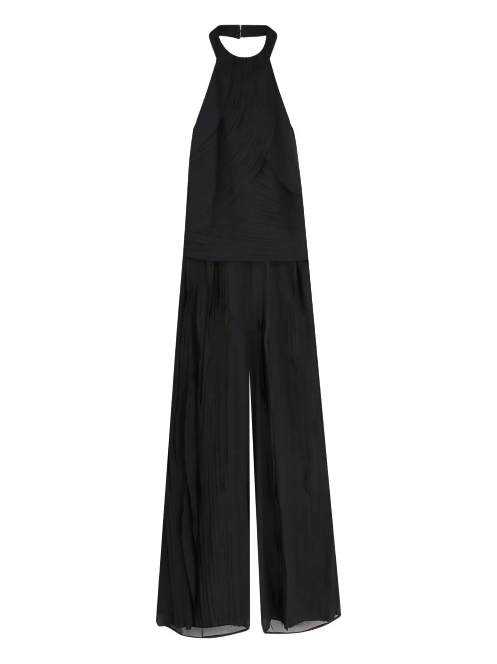 Dellana pleated halterneck jumpsuit - 1