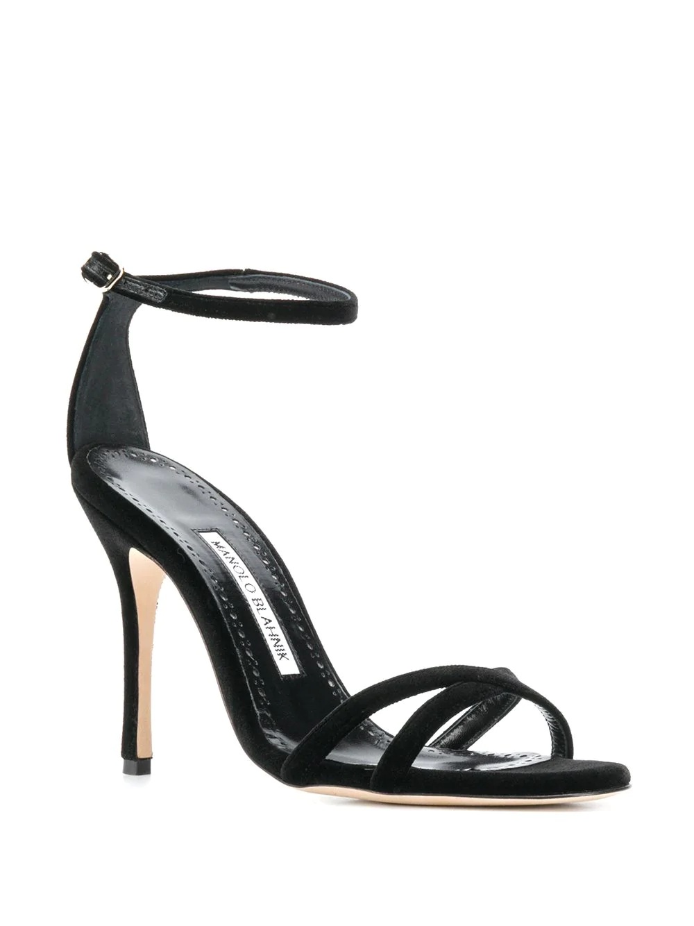 crossover straps high heeled sandals  - 2