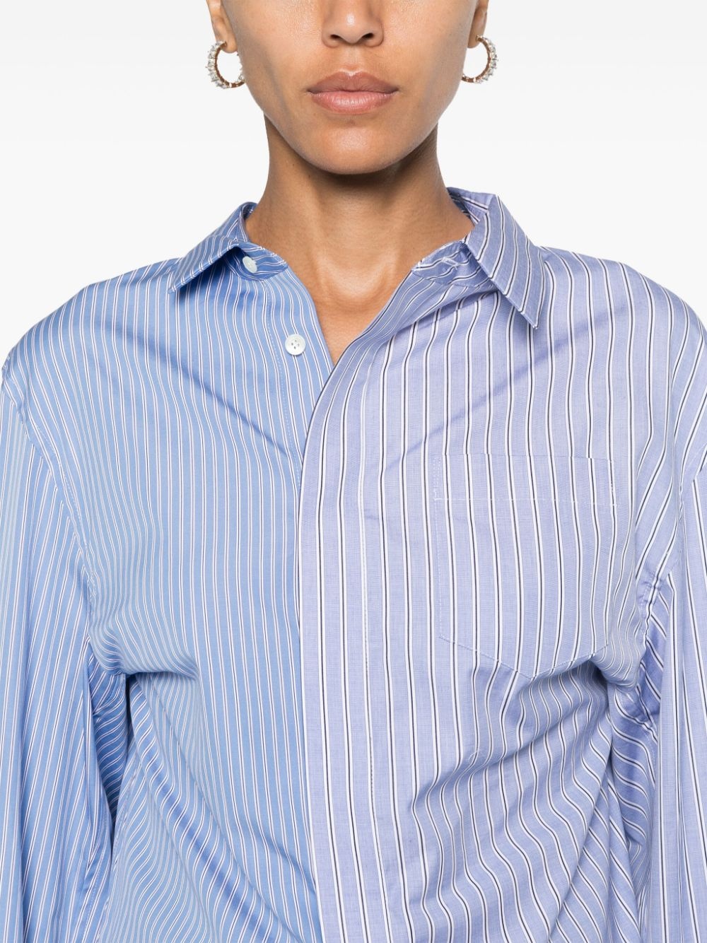 pinstripe shirt - 5