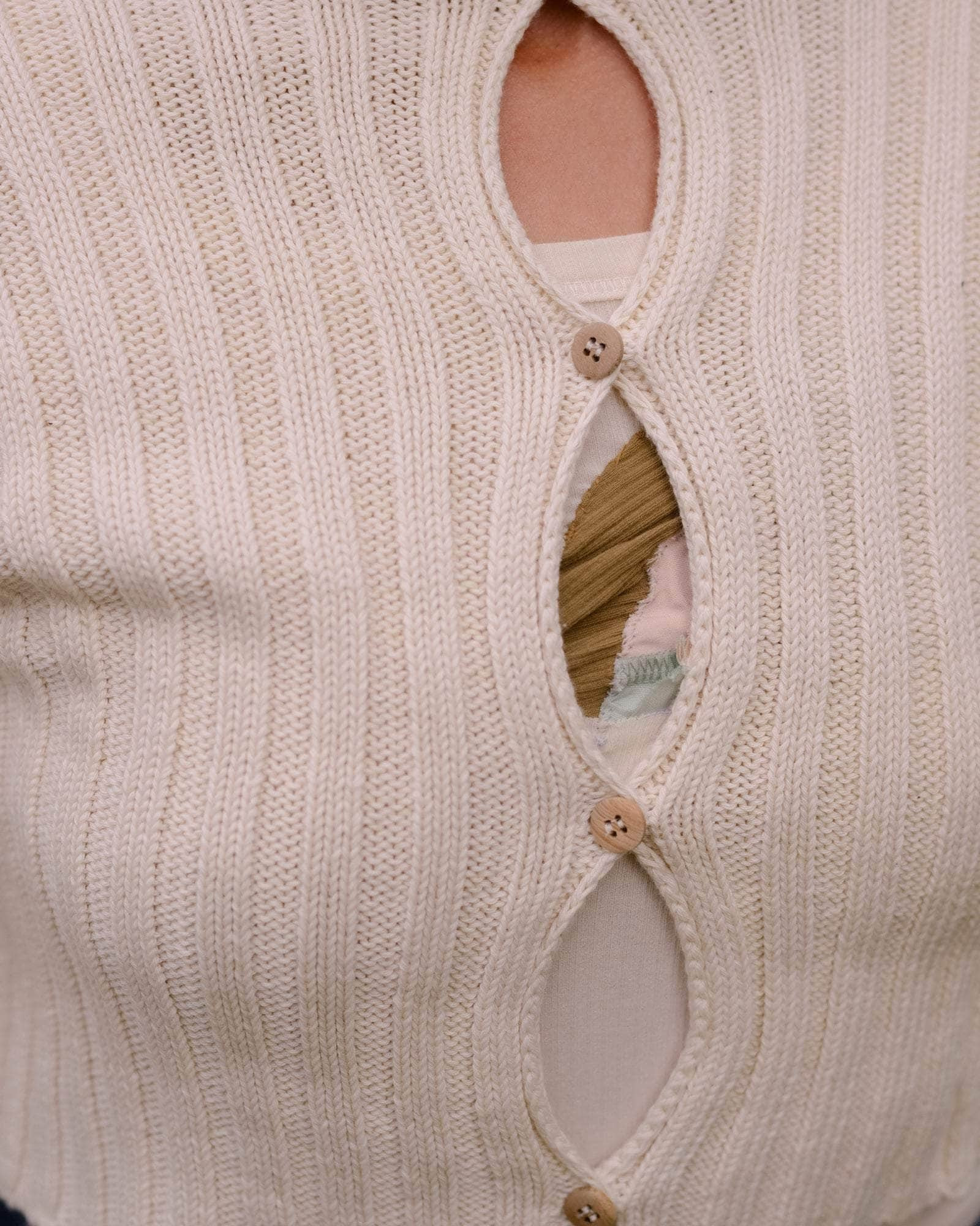 Macau Cardigan - Organic Cotton Rib - 5