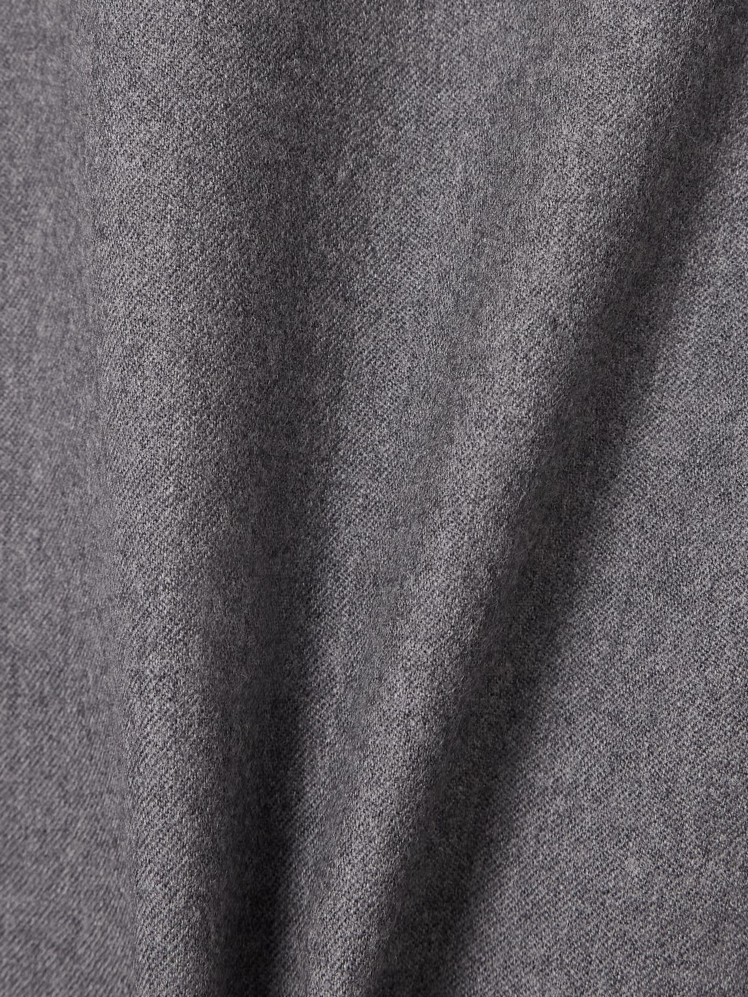 Paneled wool wide-leg pants Gray - 5