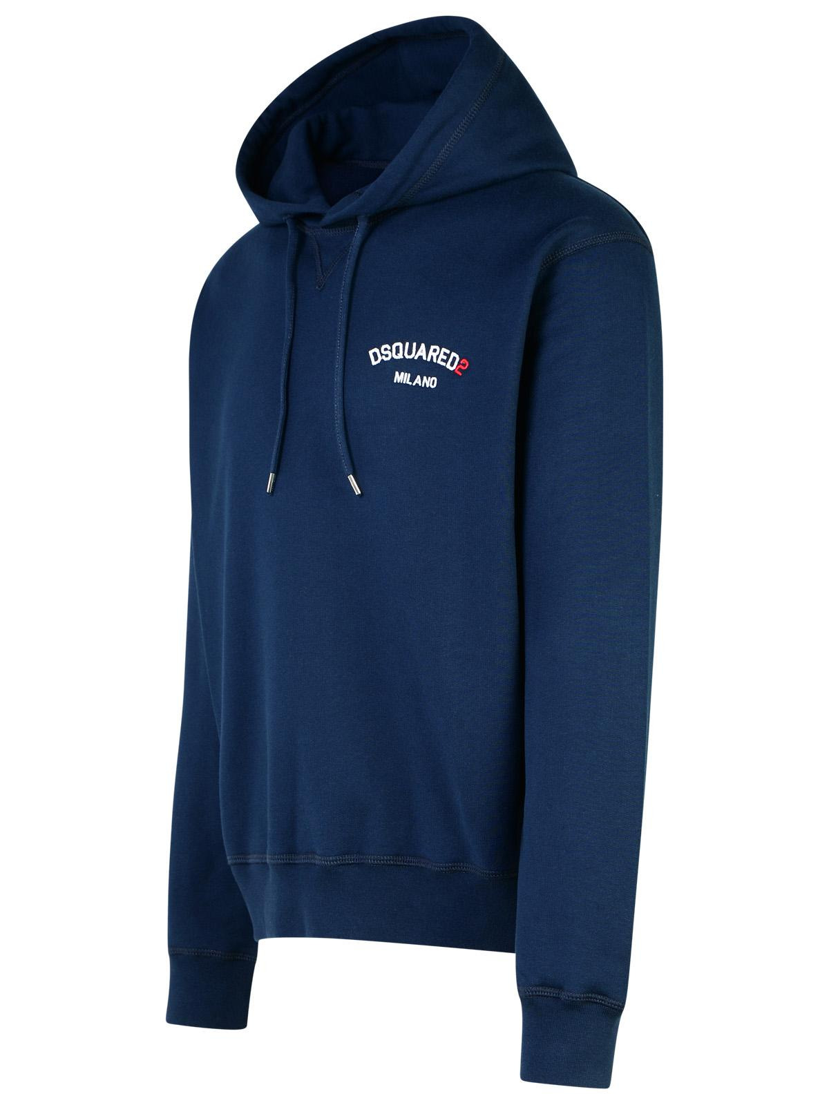 Dsquared2 Navy Cotton Sweatshirt Men - 2