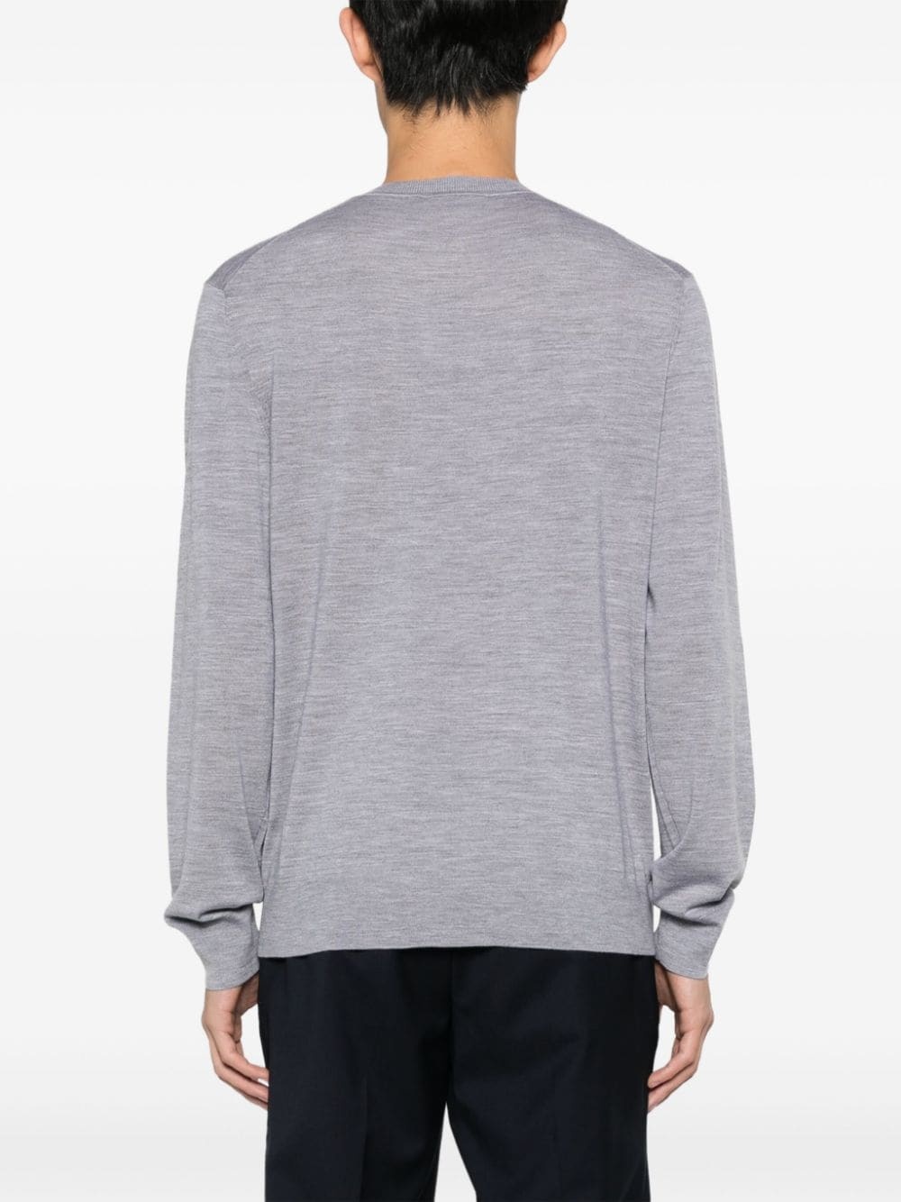 fine-knit wool jumper - 4