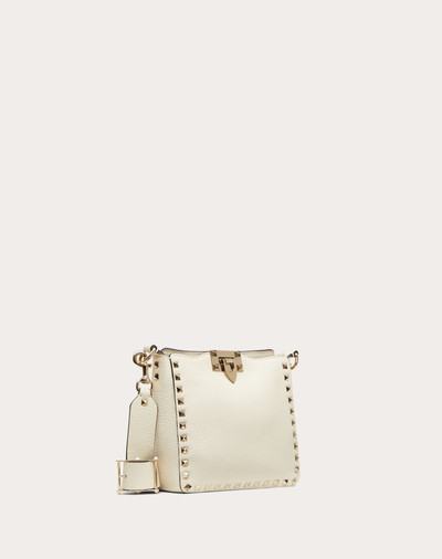 Valentino Mini Rockstud Grainy Calfskin Hobo Bag outlook