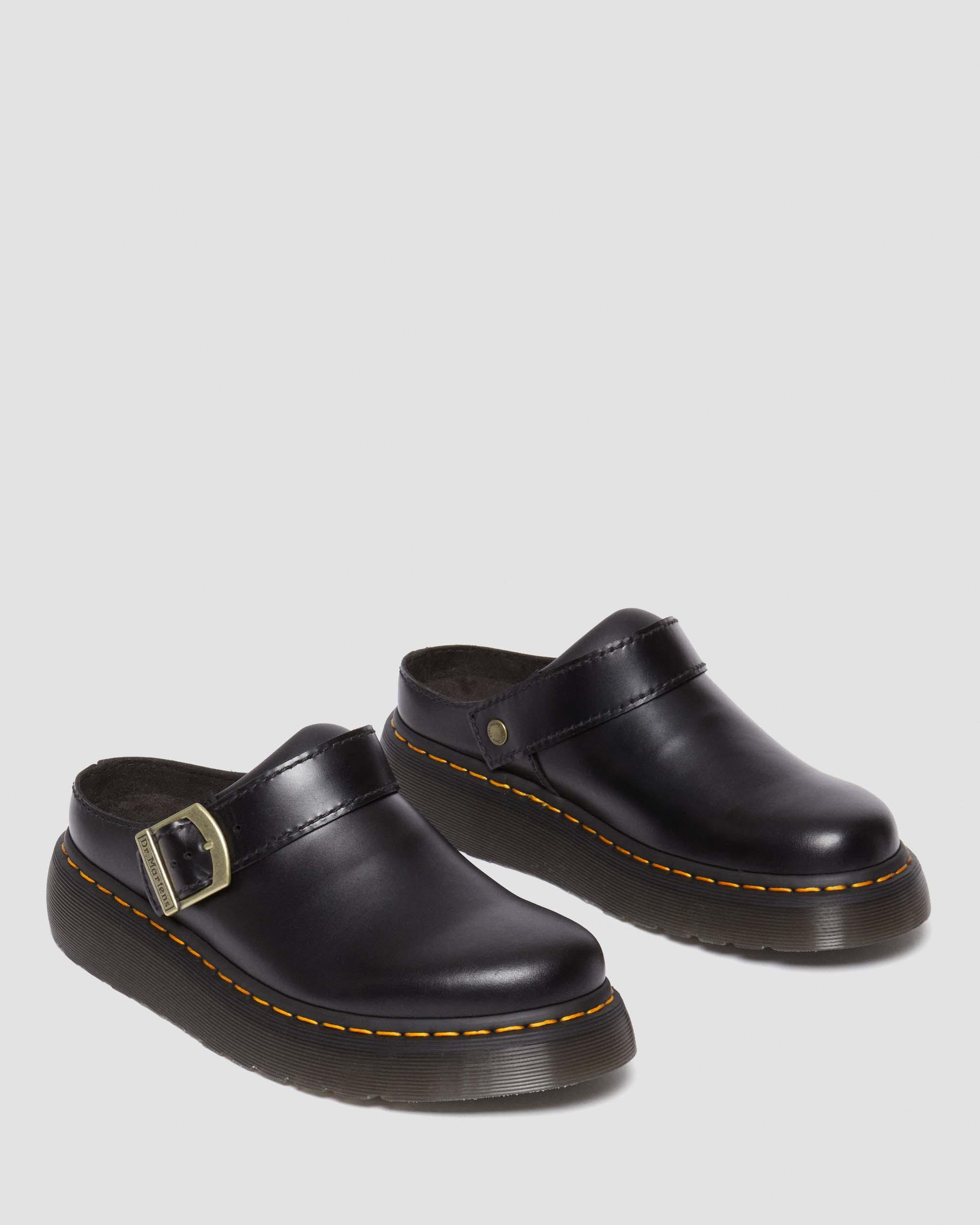 Laketen Atlas Leather Slingback Platform Mules - 9