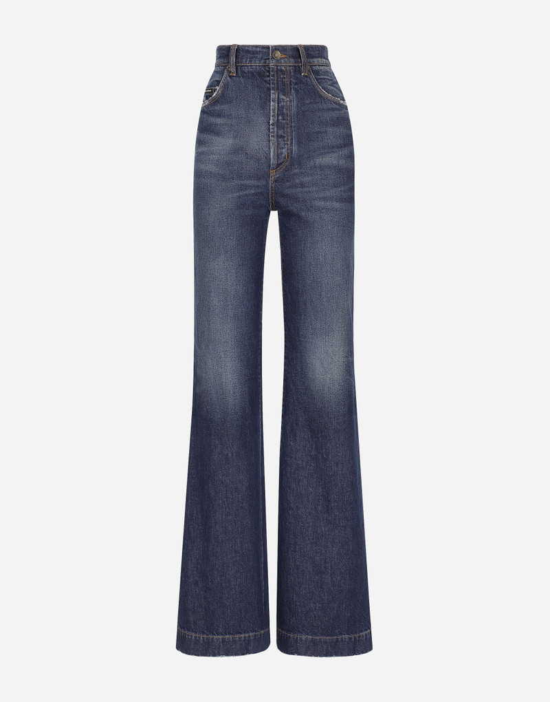 Flared denim jeans 1