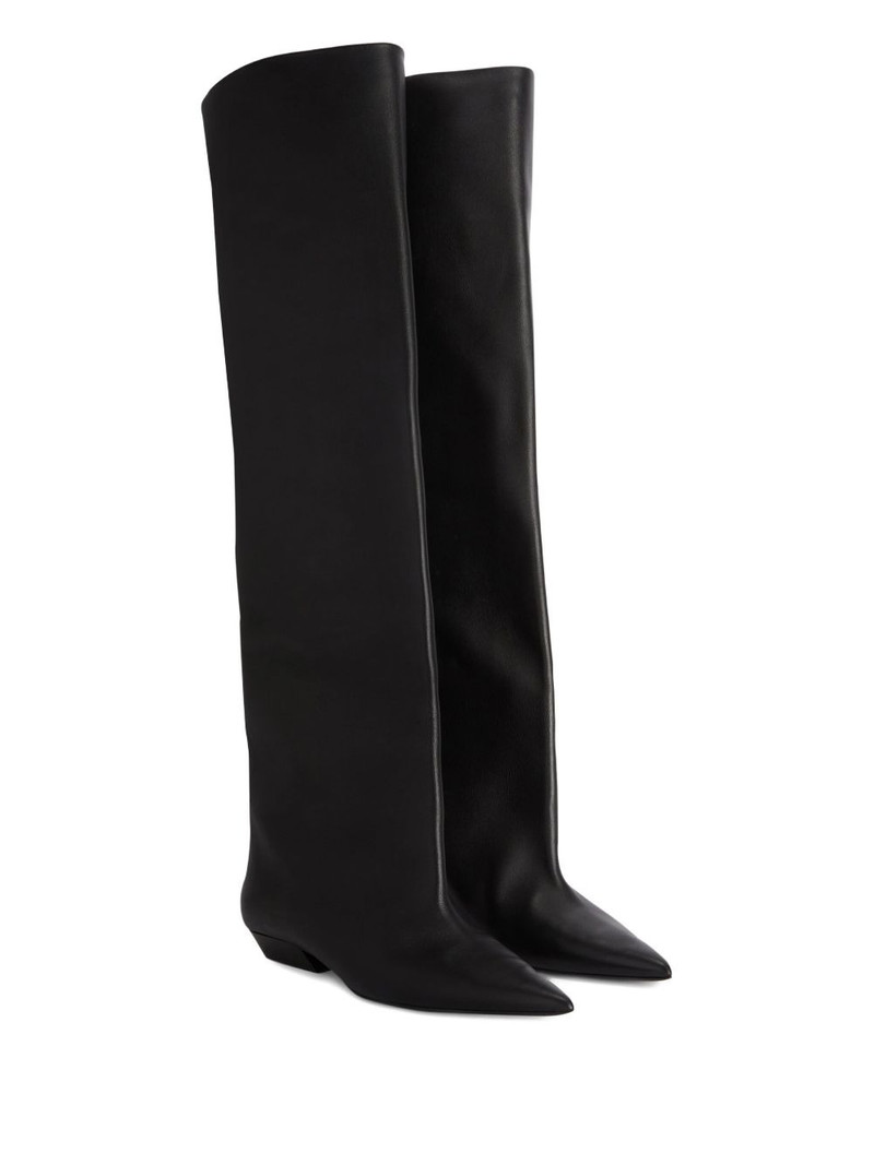 Jil Sander leather knee-high boots outlook
