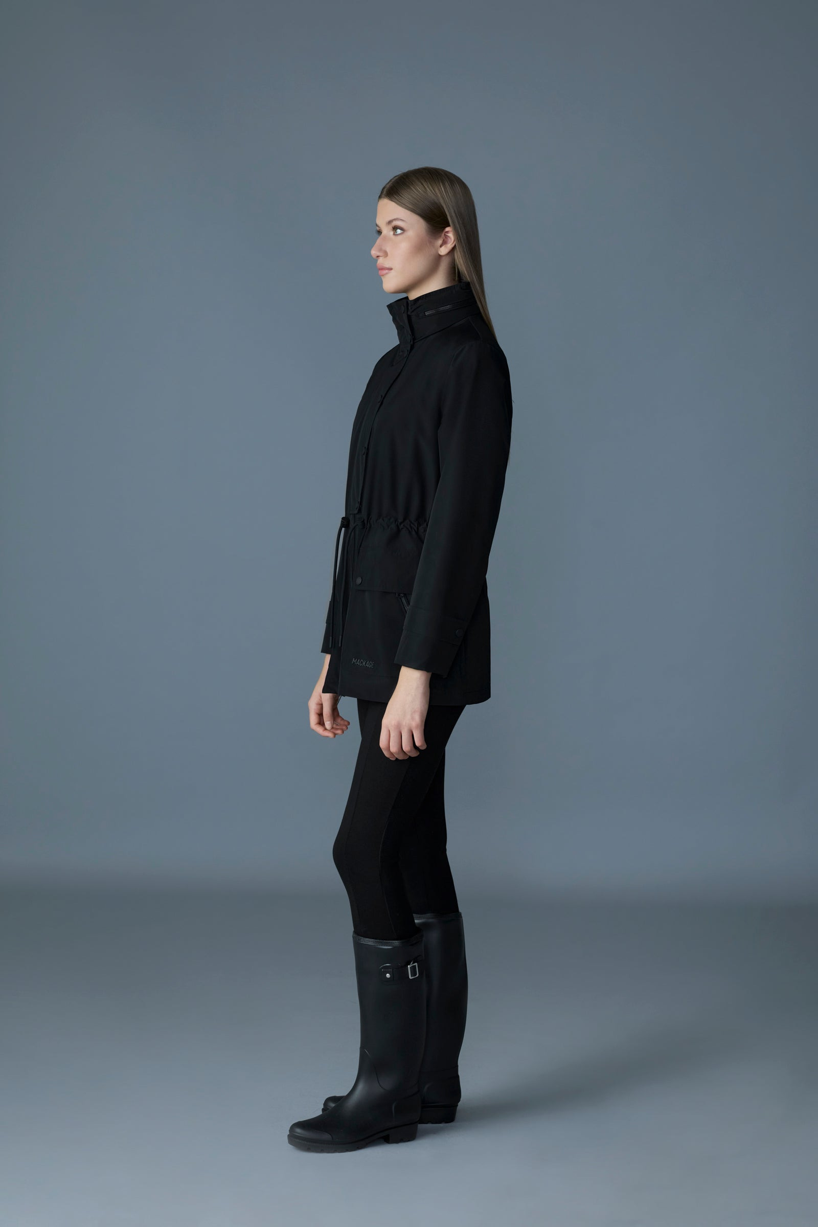 KERYN Medium-Length Rain Jacket - 3
