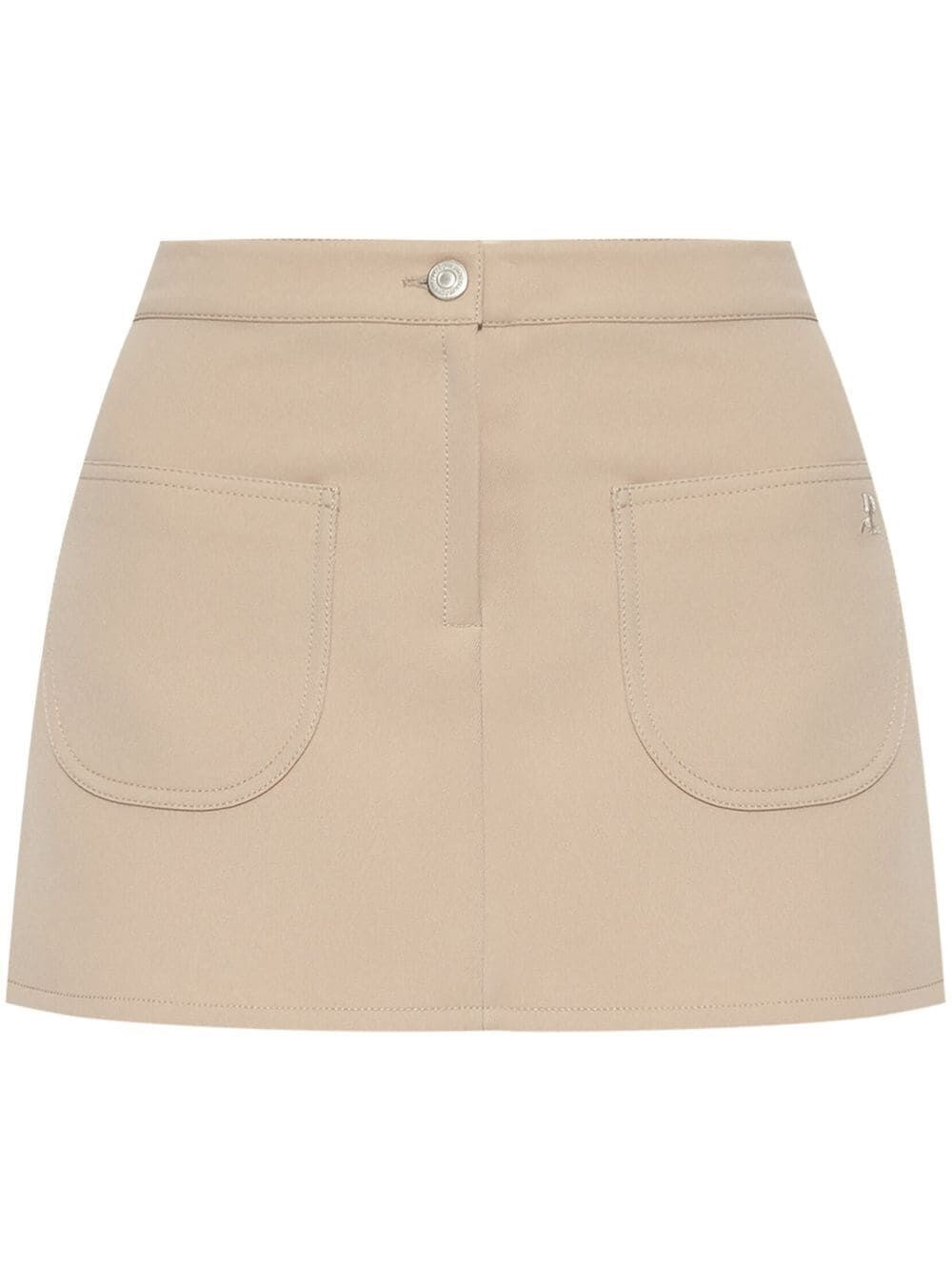 MINI-SKIRT 2-POCKETS TWILL - 1