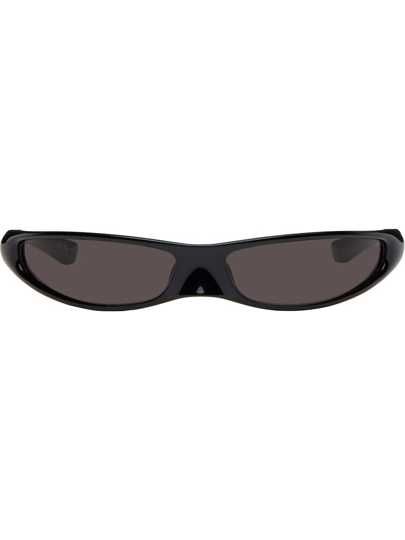 SSENSE Exclusive Black Avant Premier Thin Sunglasses 1