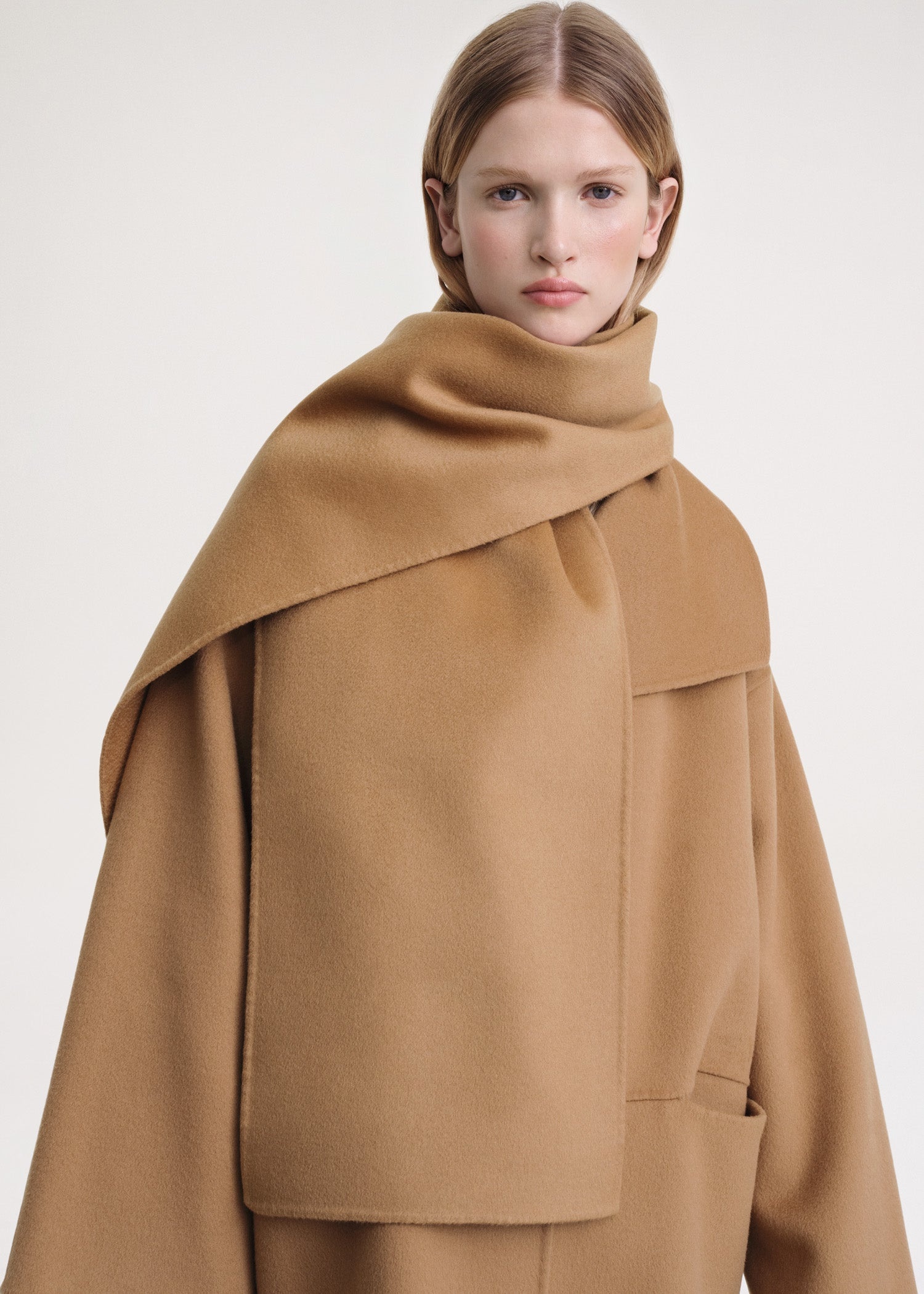 Long doublé scarf camel - 3