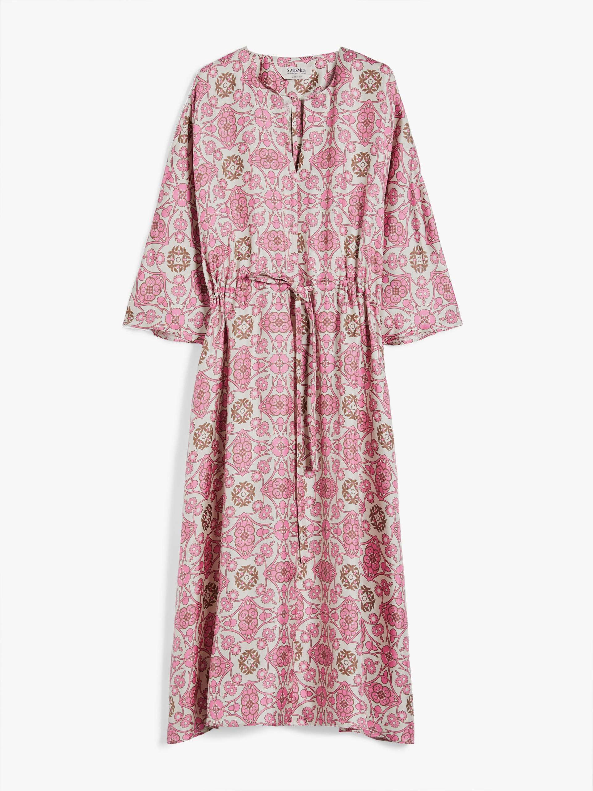 FULVIA Printed twill dress - 1
