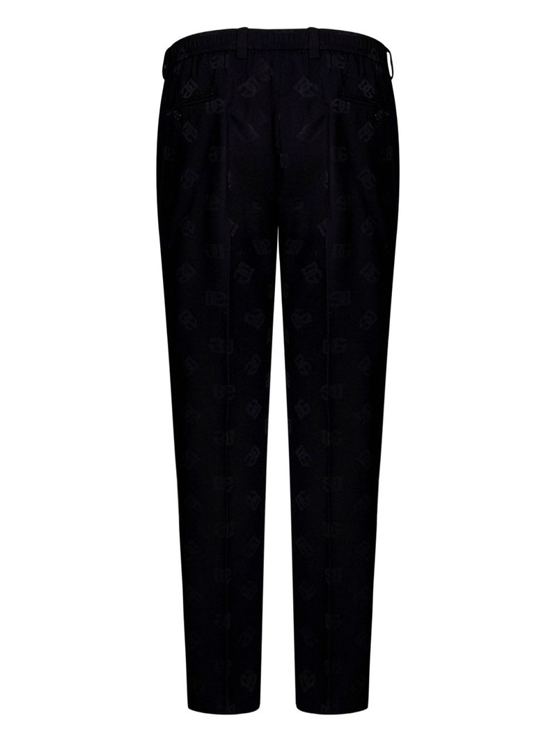 Dolce & Gabbana monogram-pattern tailored trousers outlook