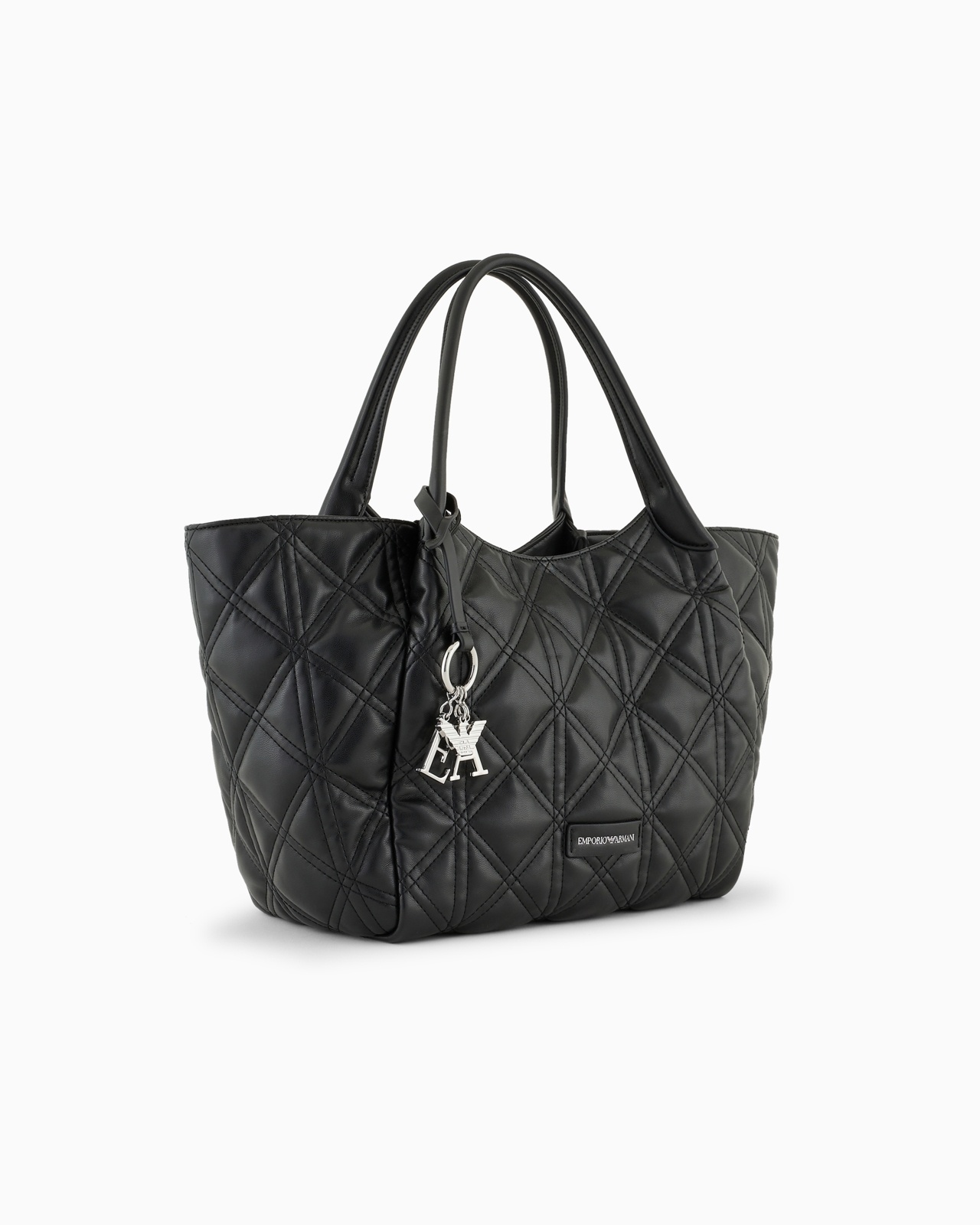 QUILTED NAPPA LEATHER-EFFECT SHOPPER BAG - 2