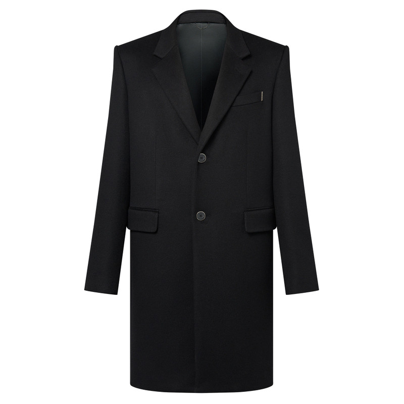 Single-Breasted Tailored Cashmere Coat 1