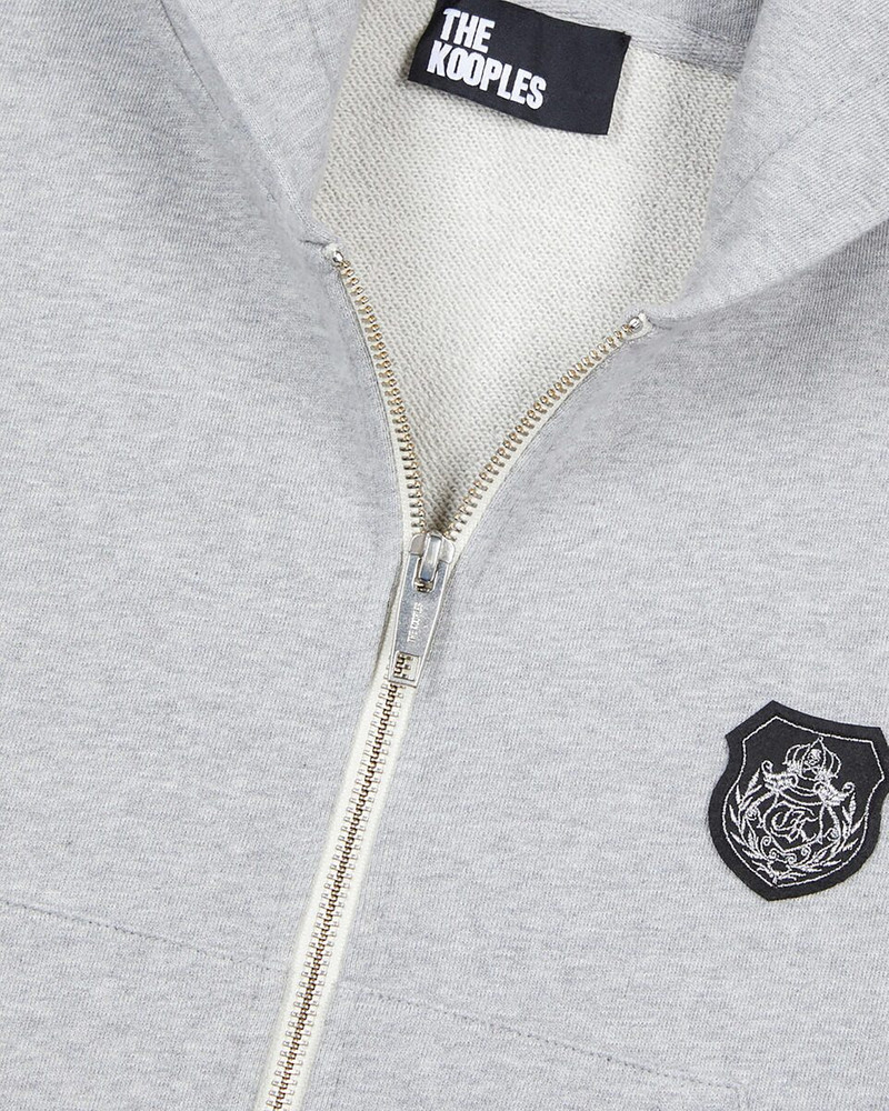 GREY BLAZON HOODIE 7