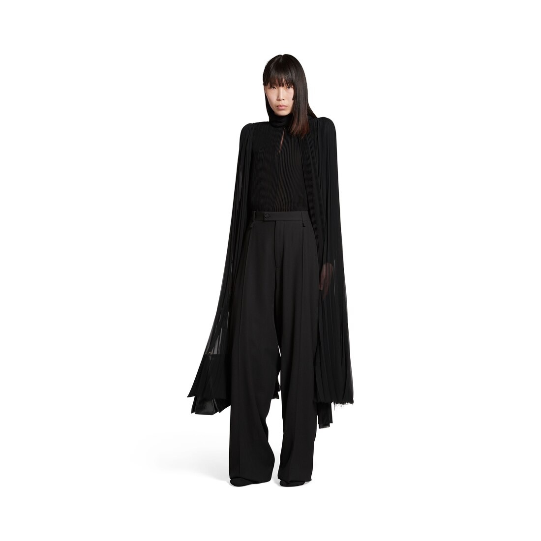 Skater Tailored Pants in Black - 2