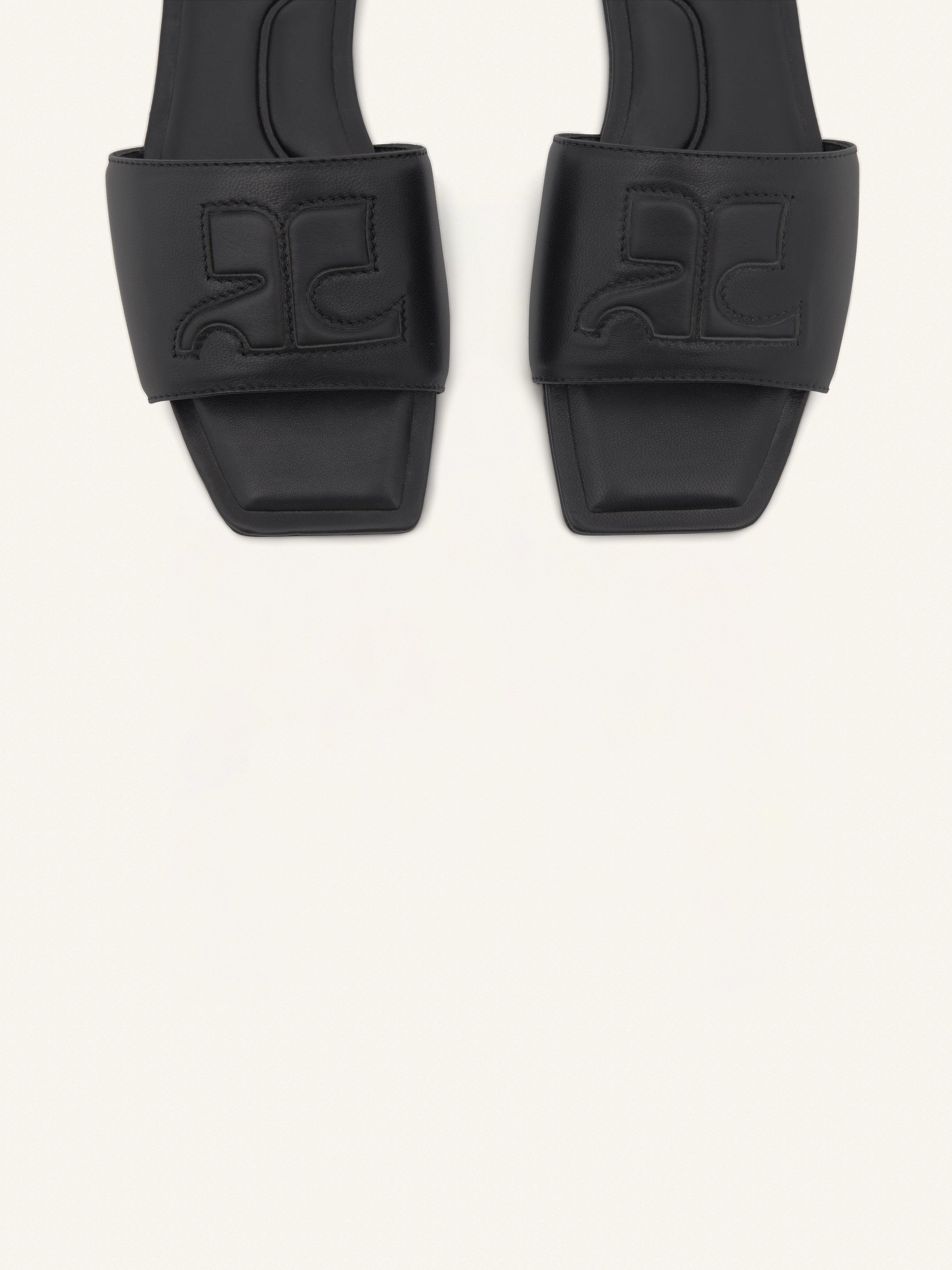 AC LEATHER SLIDES - 5