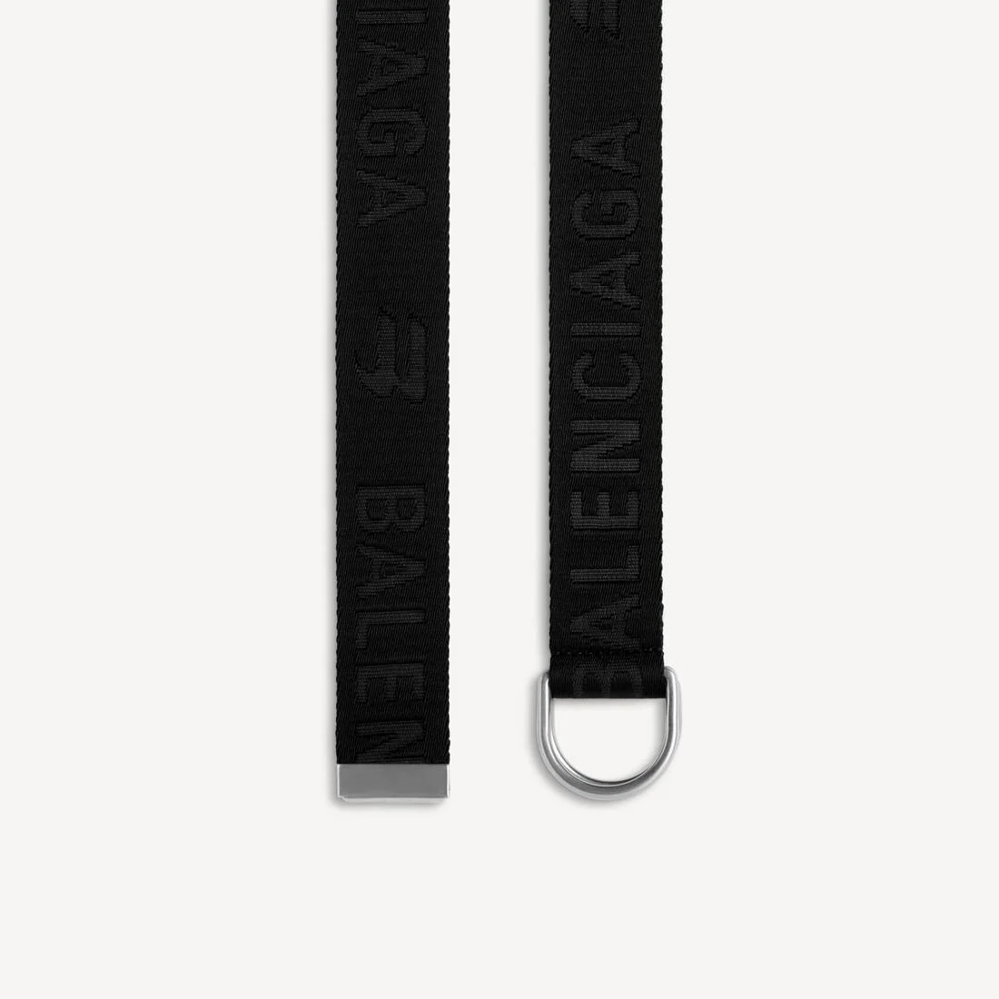 Men's D Ring Belt in Black - 1