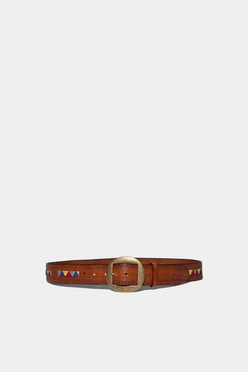 DSQUARED2 GEOMETRIC BUCKLE BELT outlook