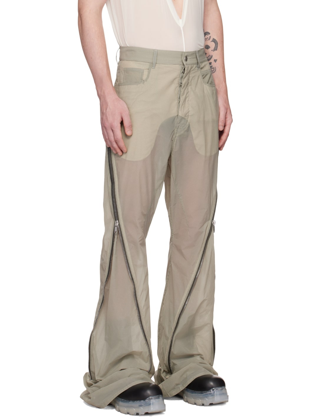 Gray Bolan Banana Trousers - 2