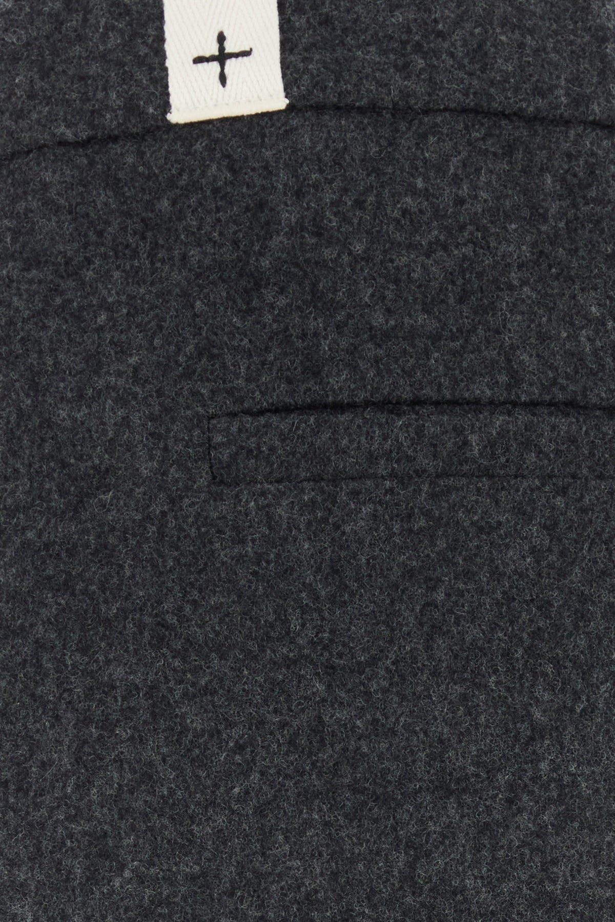 Charcoal flannel pant - 3