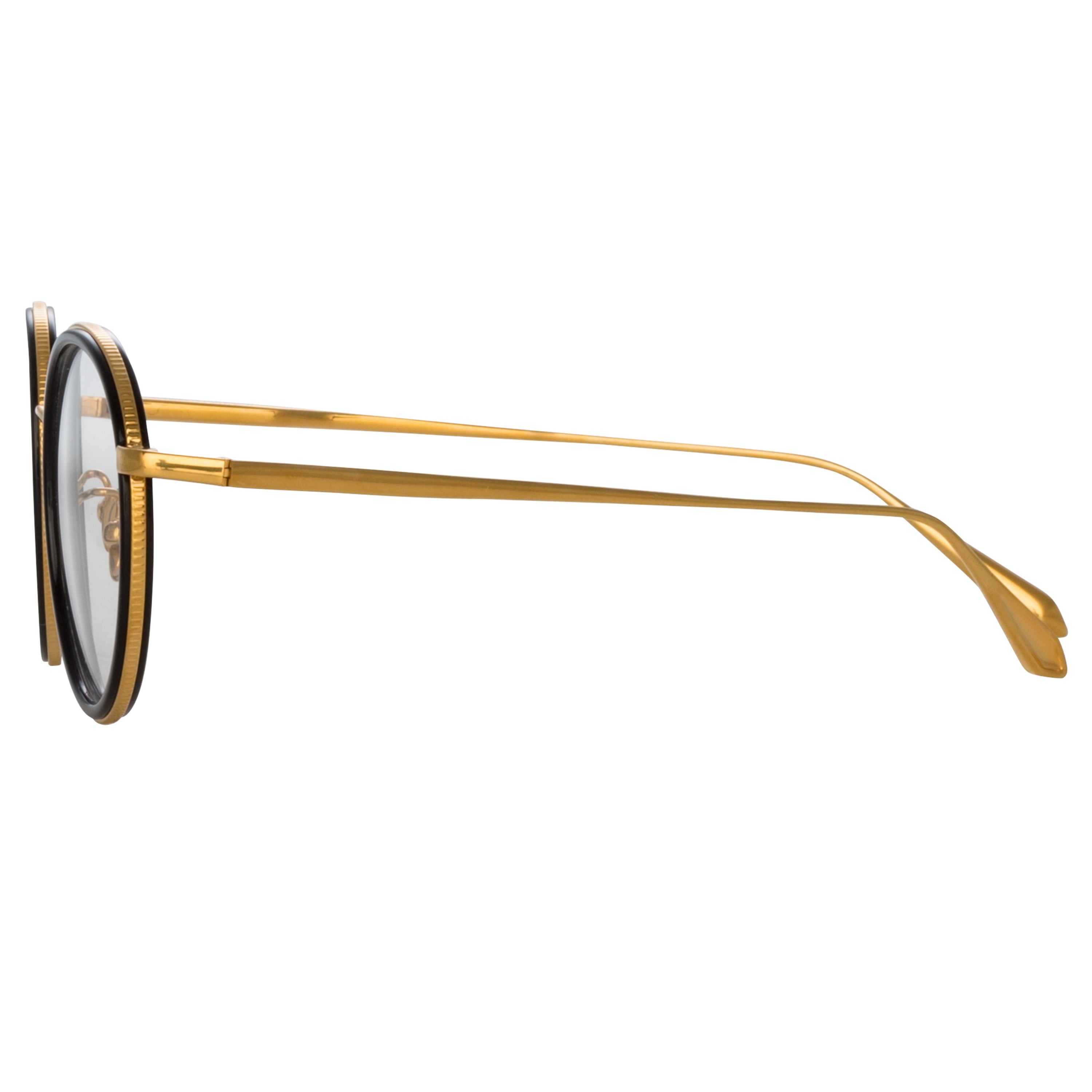SATO OVAL OPTICAL FRAME IN YELLOW GOLD - 3