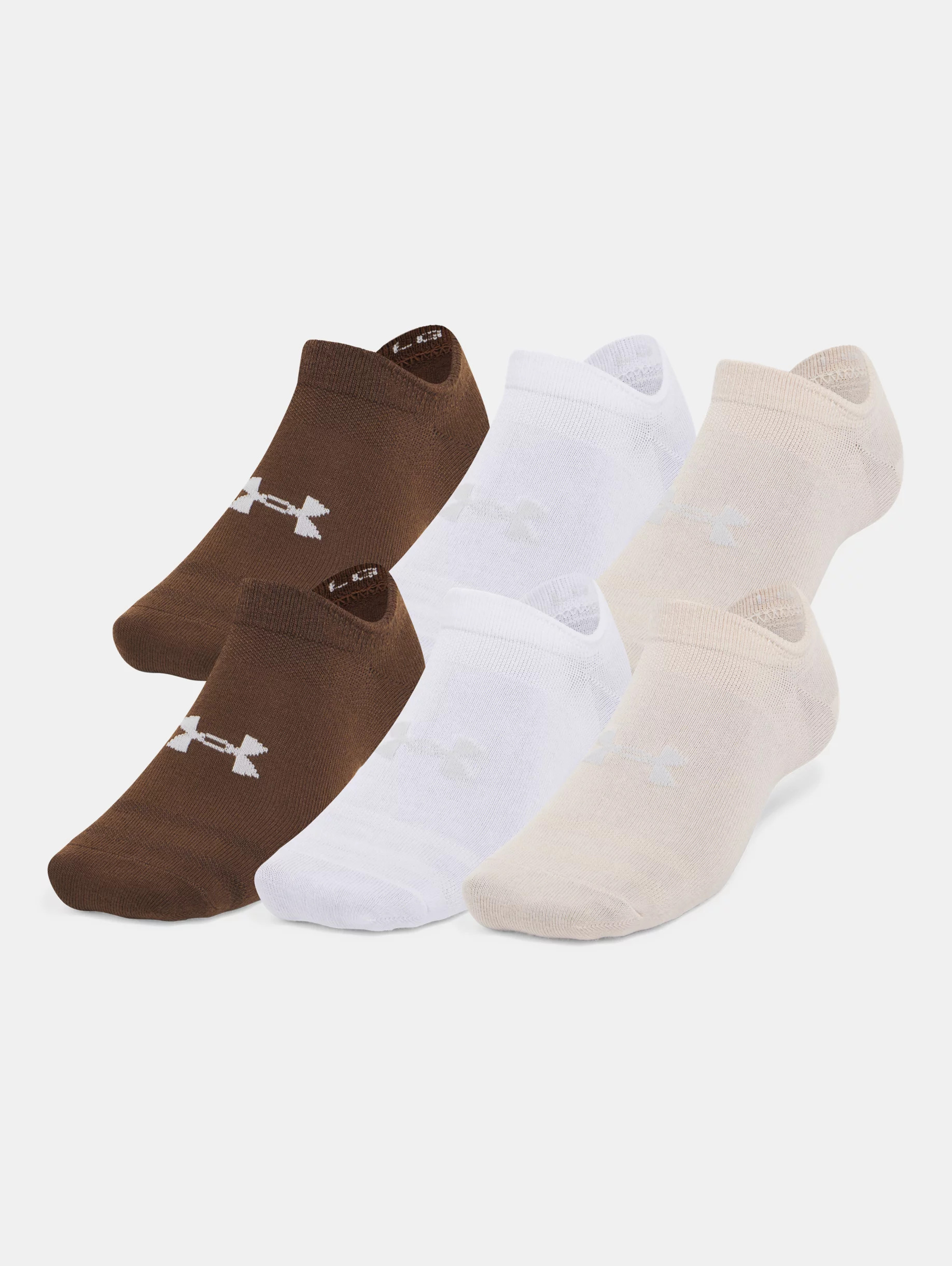 Unisex UA Essential 6-Pack No-Show Socks - 3
