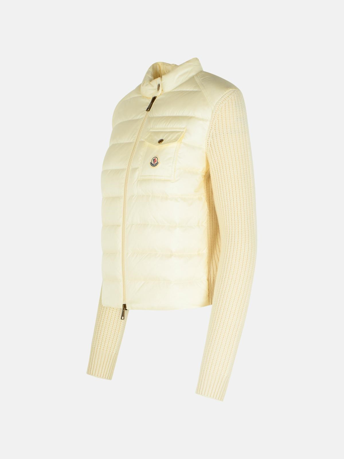 TRICOT CARDIGAN IN VIRGIN WOOL AND CASHMERE BLEND - 2