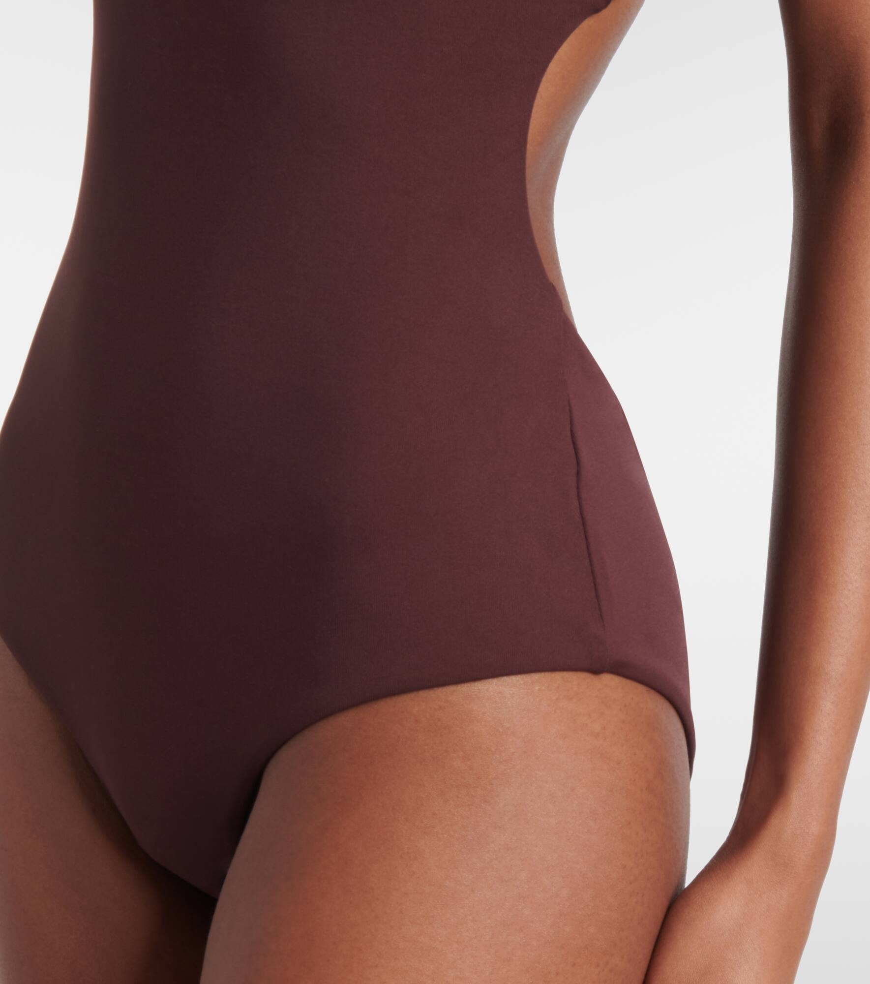 Floral-appliqué swimsuit - 5